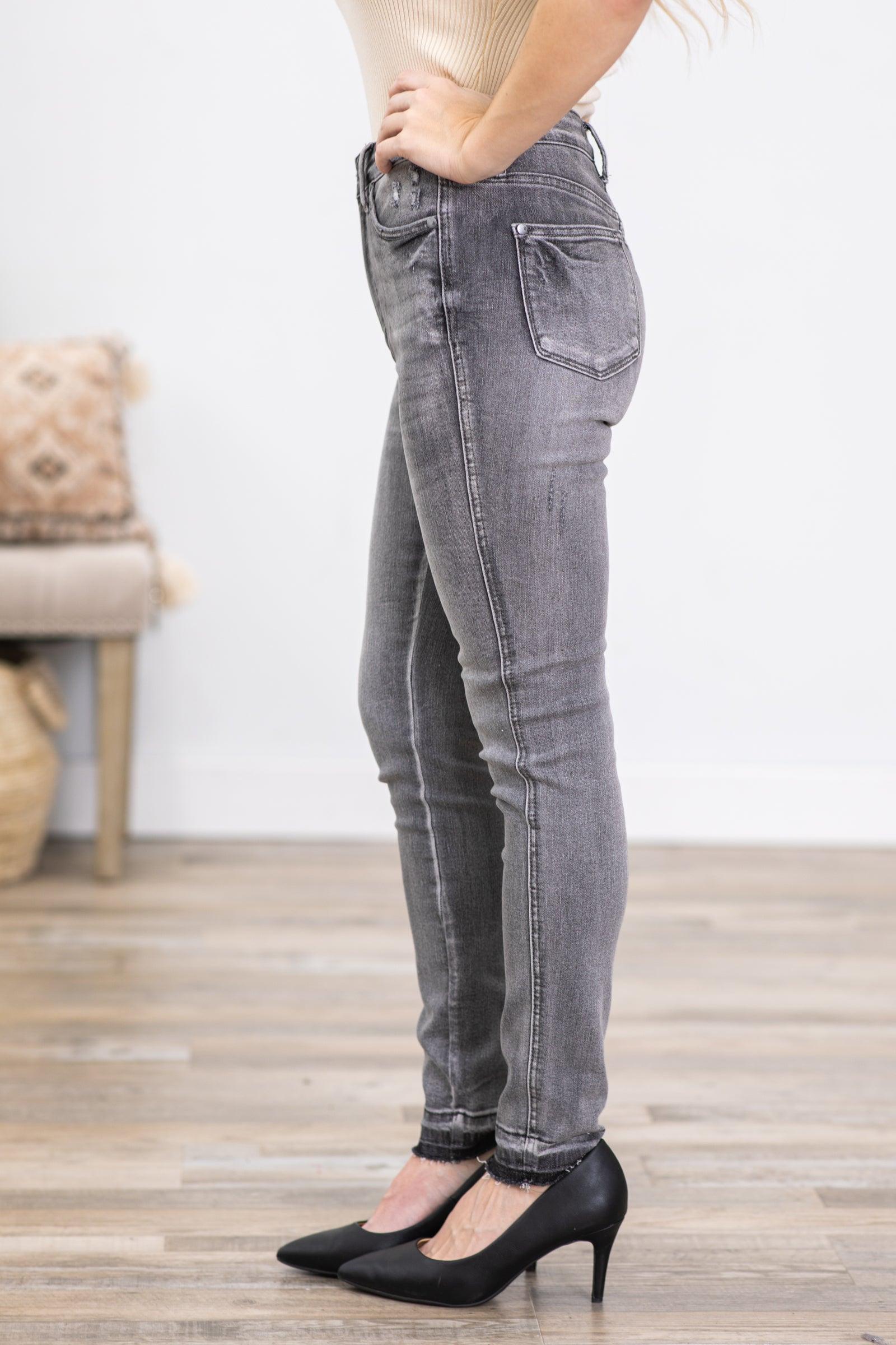 Judy Blue Tummy Control Grey Jeans Product Image