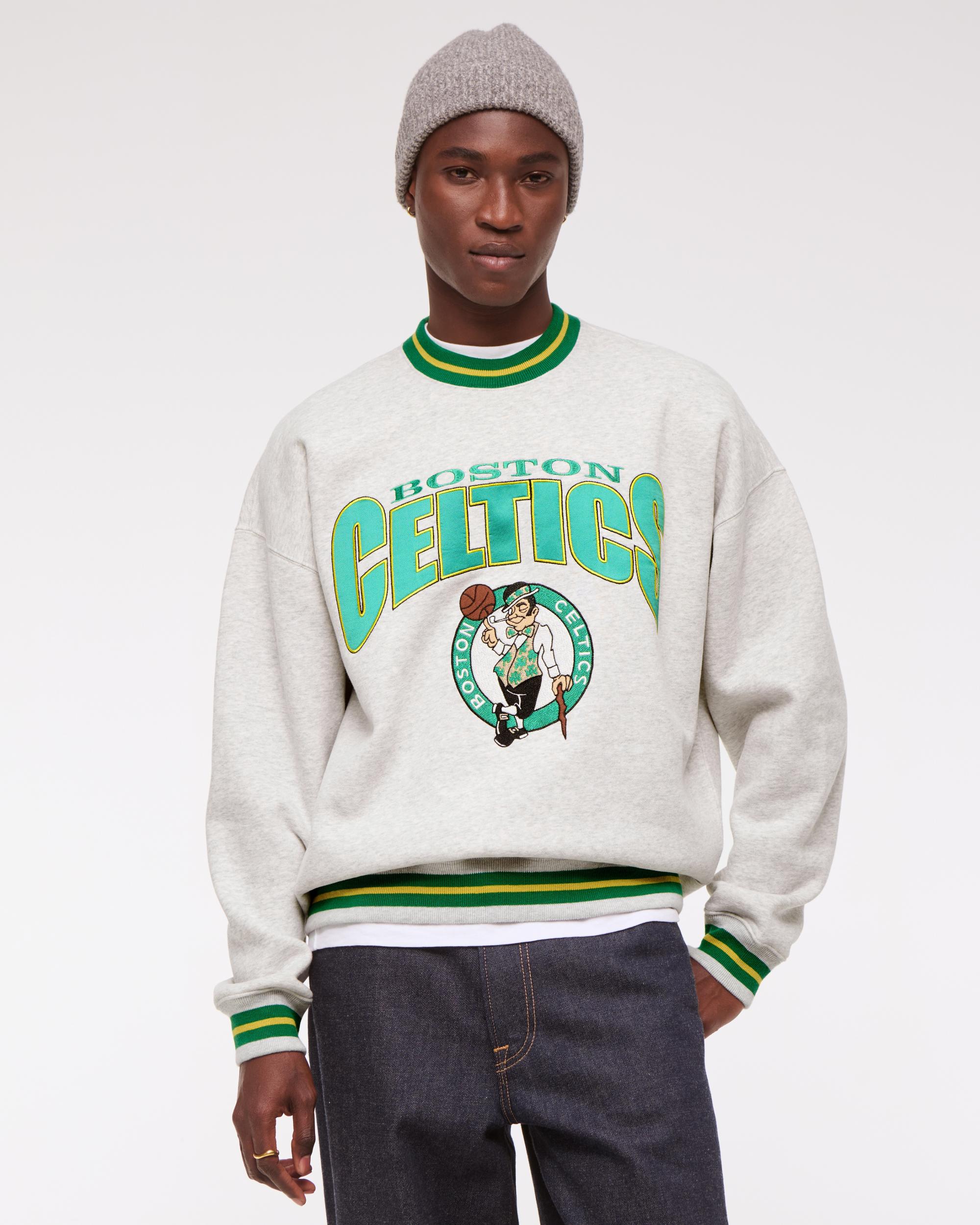 Boston Celtics Graphic Crew Sweatshirt Product Image