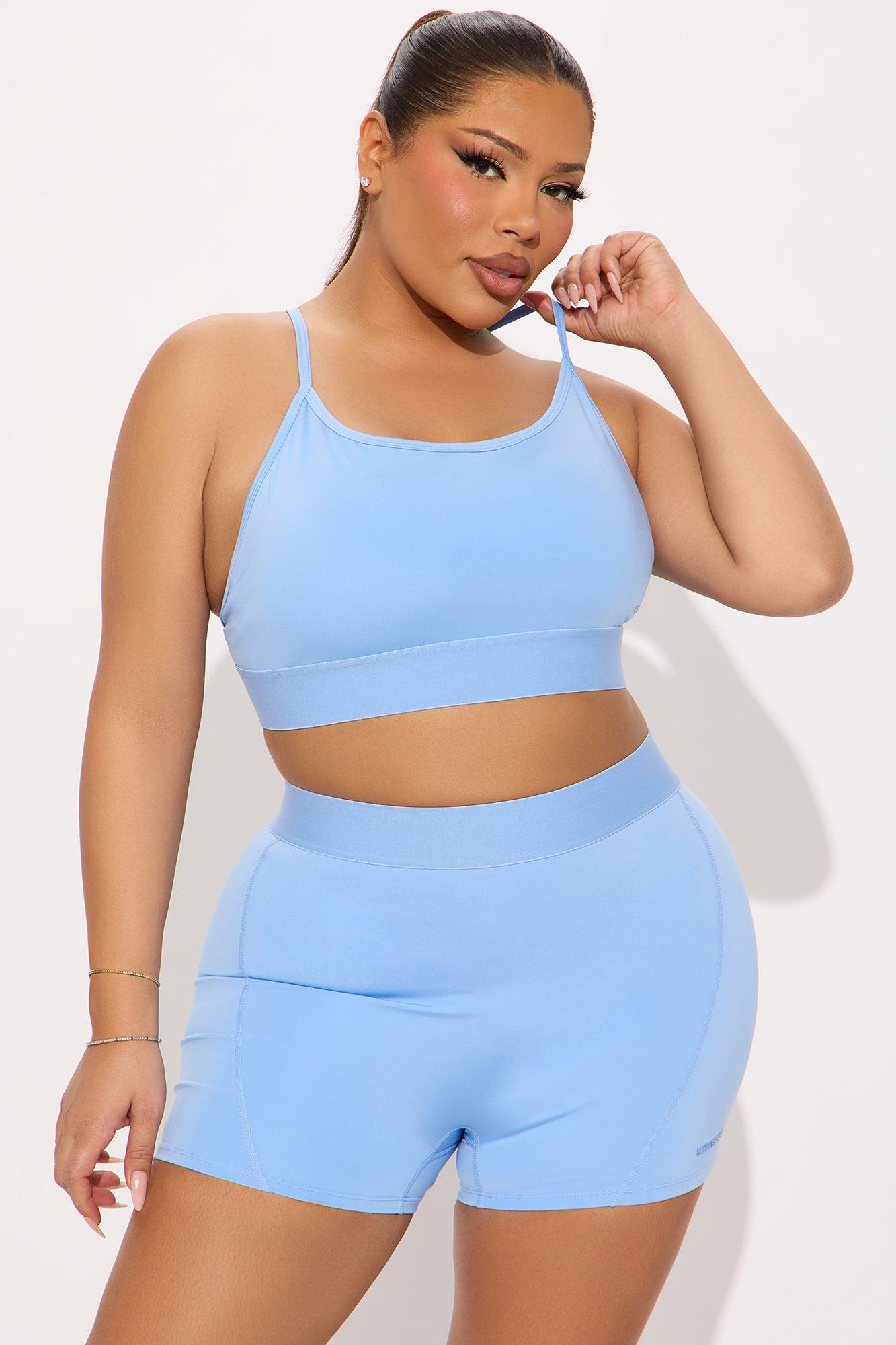 Paddle Pro Elevate Sports Bra - Light Blue Product Image