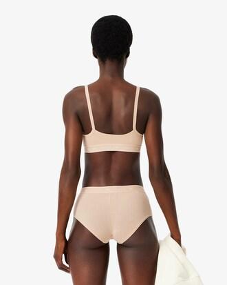 Stretch Cotton Logo Band Bralette Product Image