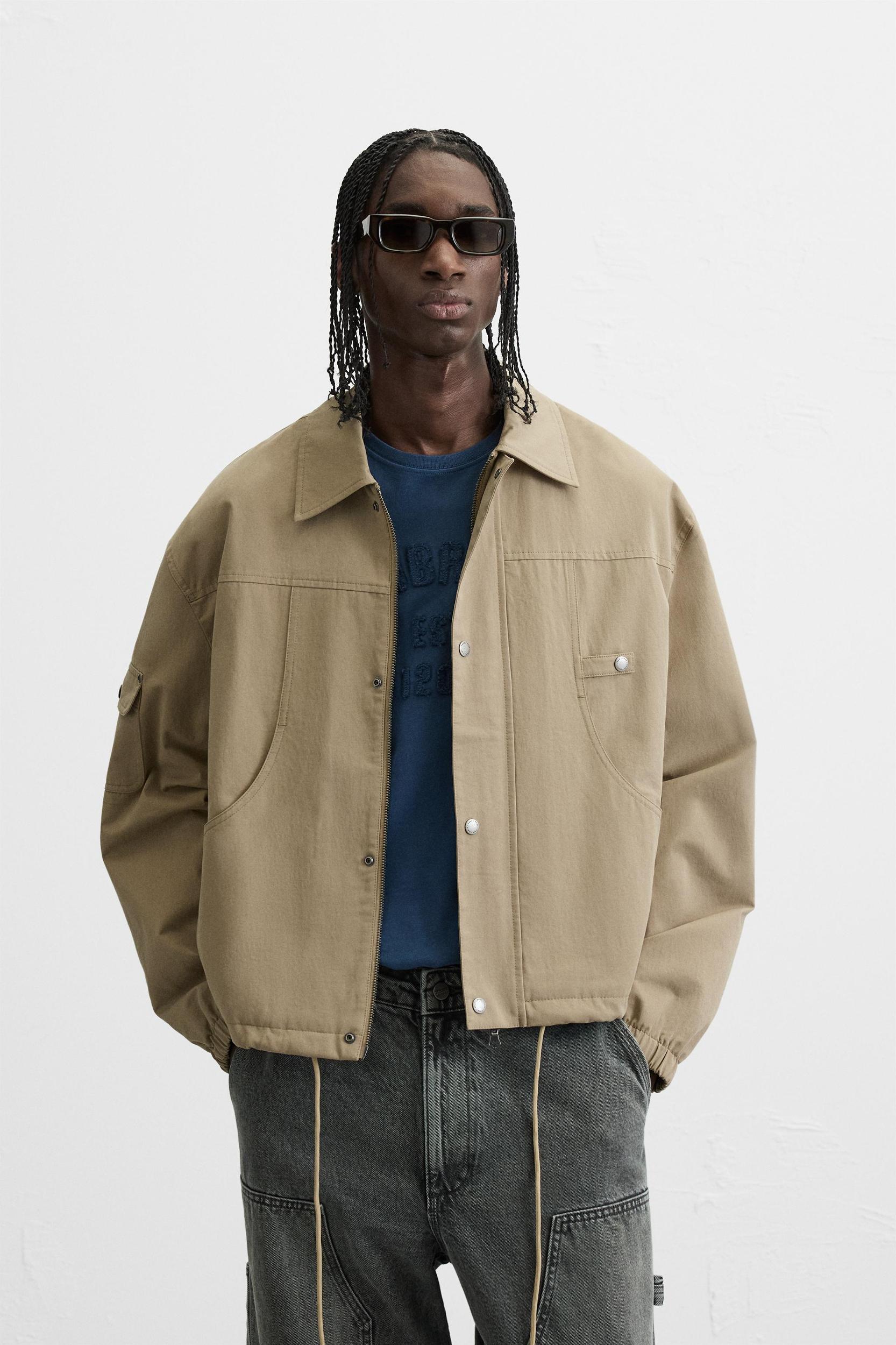 RELAXED FIT POCKET JACKET Product Image