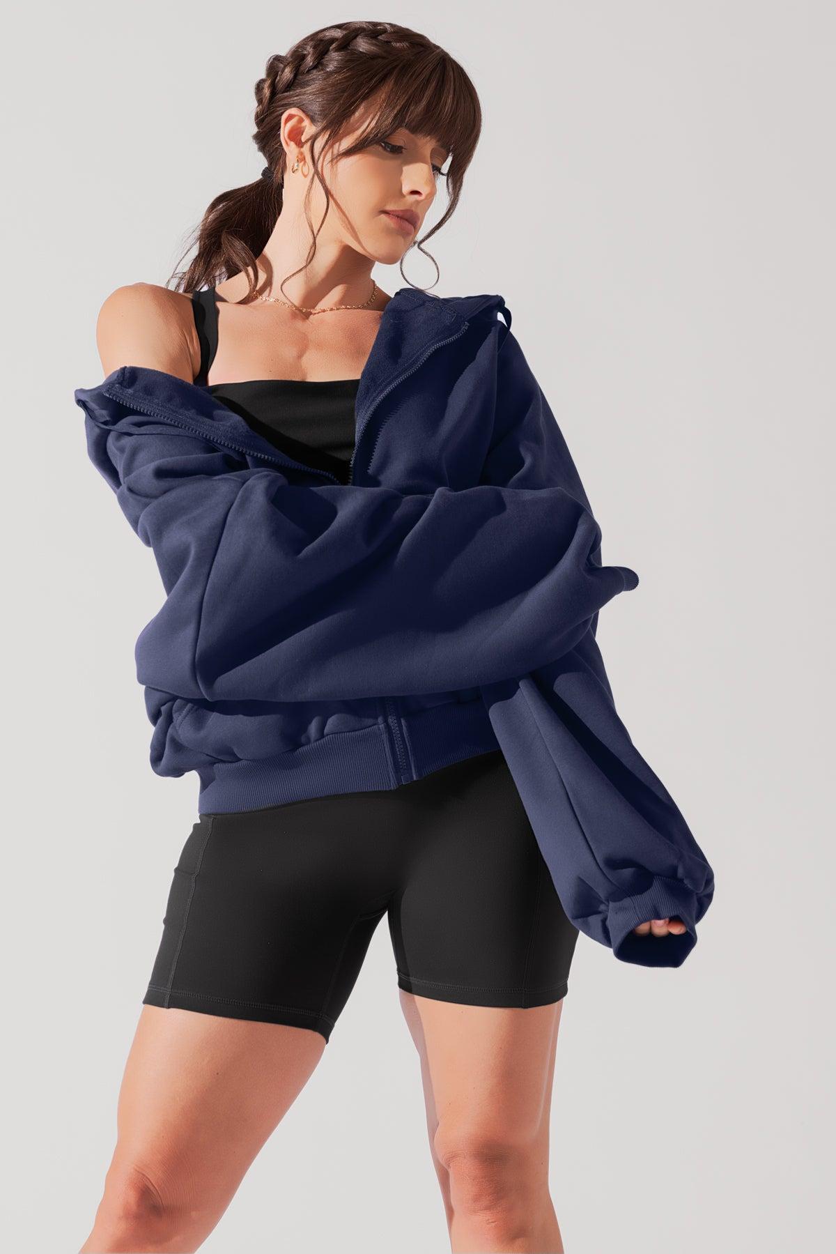 Zip Cloud Hoodie - Blush Product Image