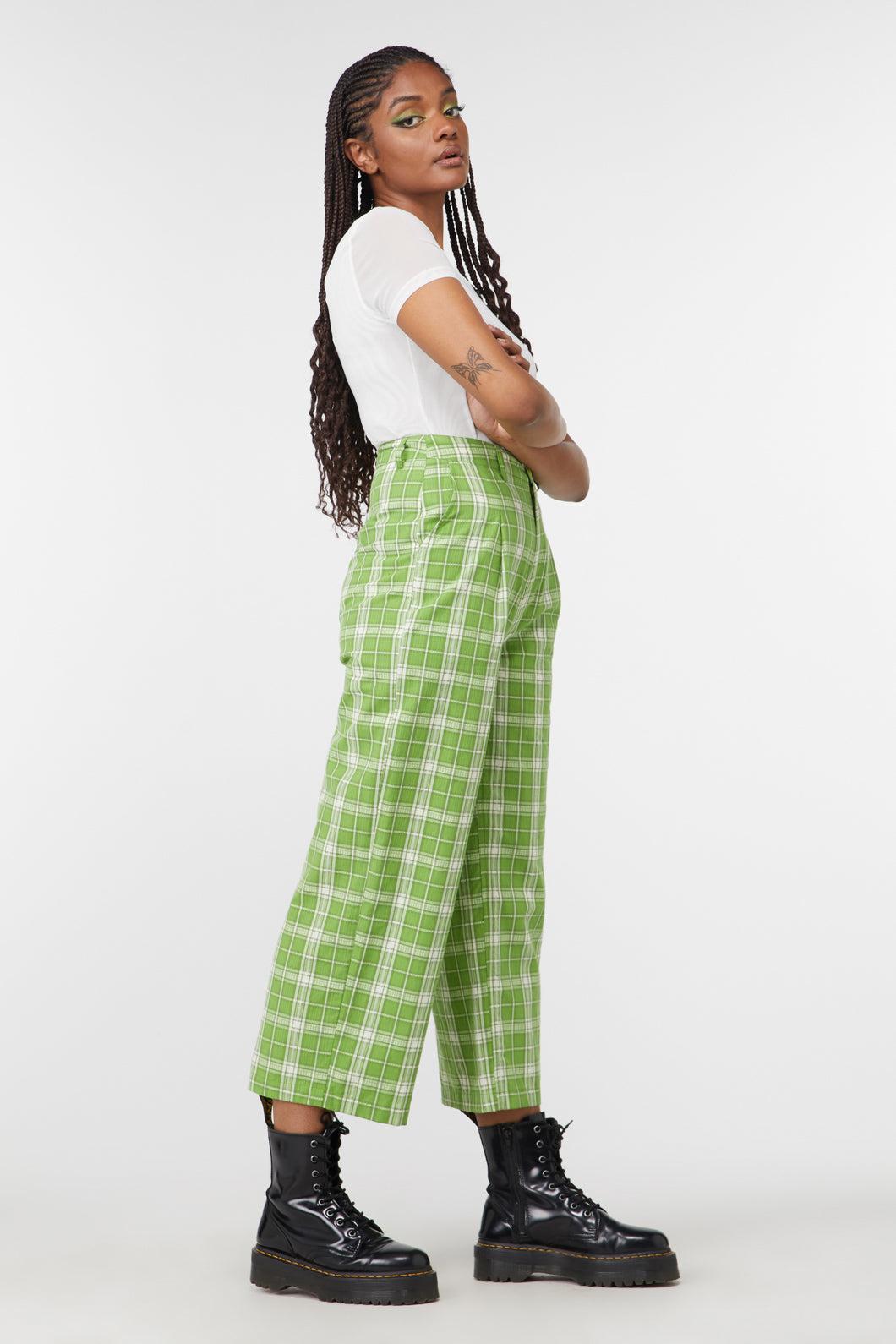 Dazed Tartan Wide Leg Pant Product Image