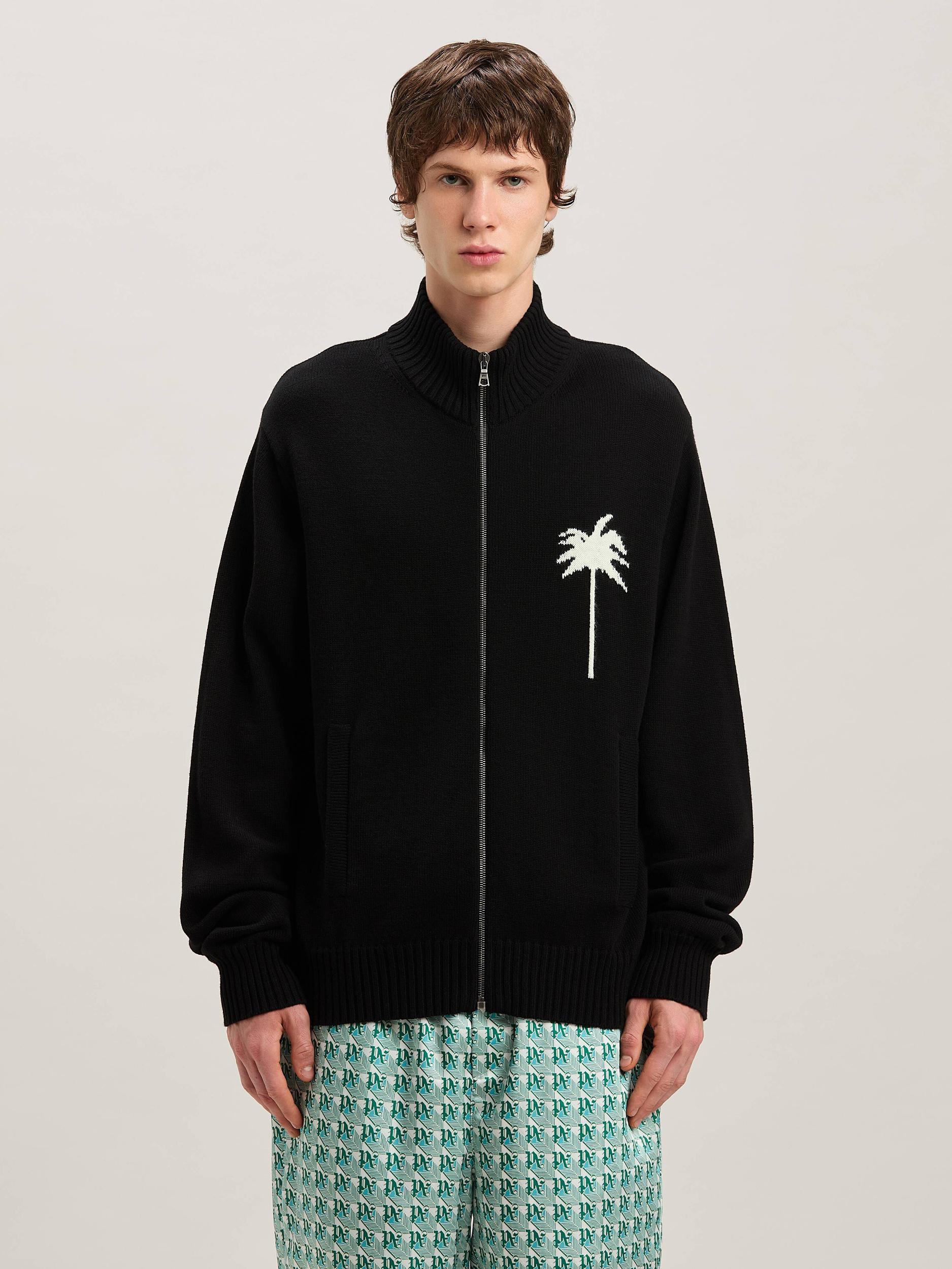 PALMS KNIT TRACK TOP OFF WHITE - GREY ME Product Image