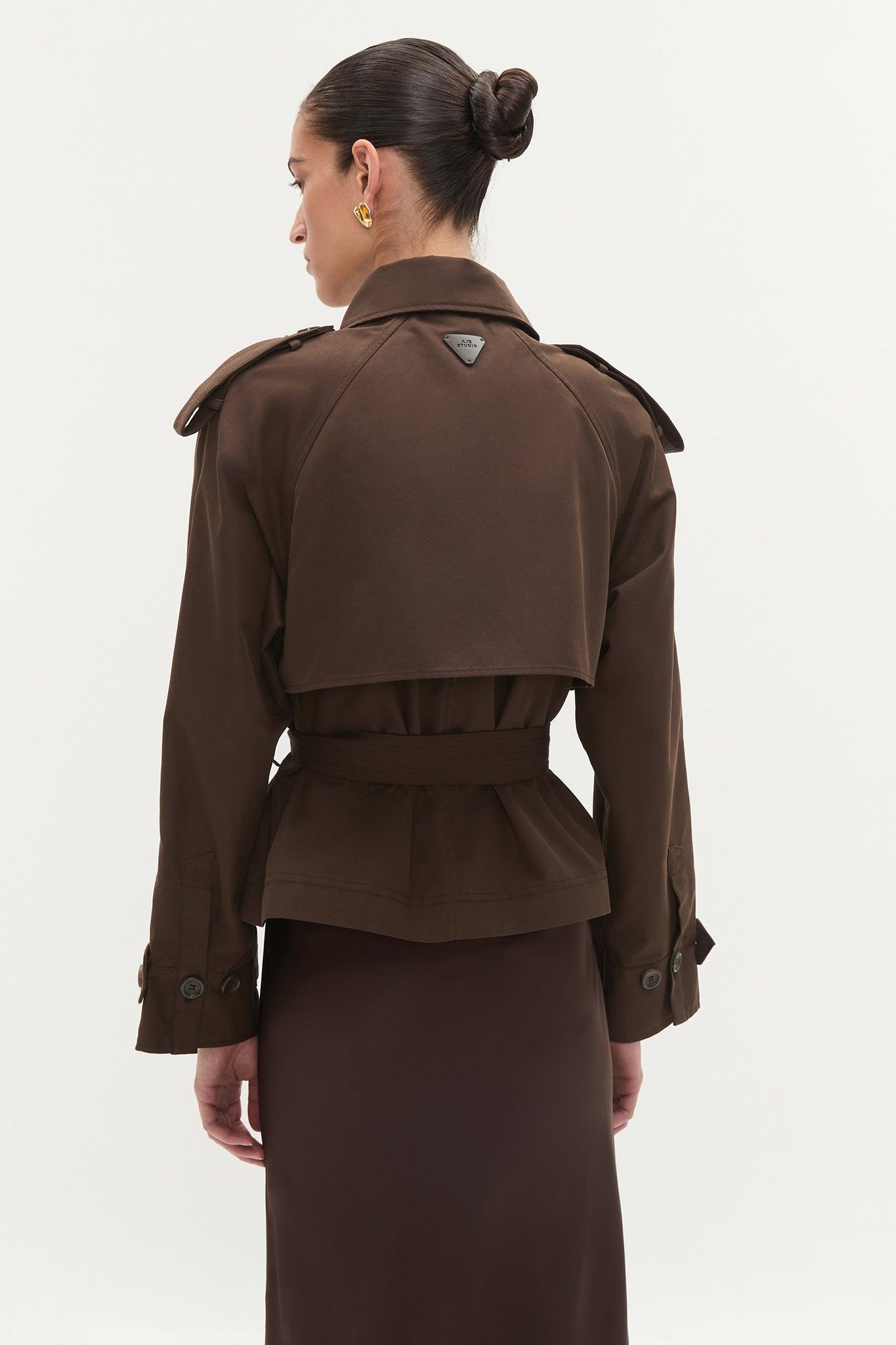 Mineral Cropped Trench Product Image