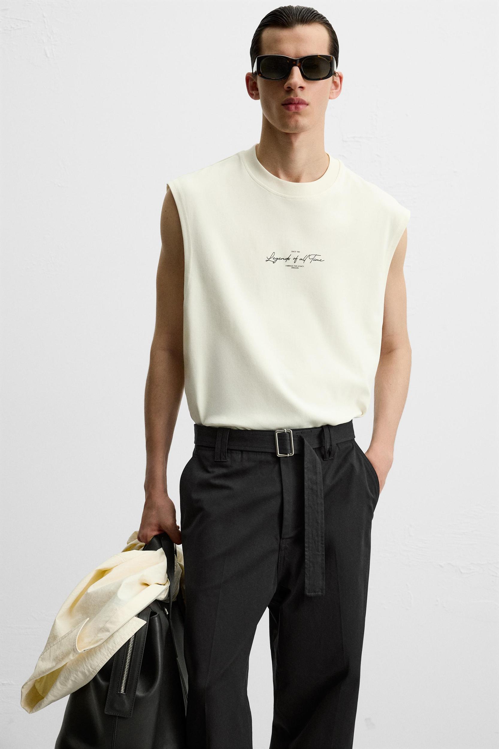 TEXT TECHNICAL TANK TOP Product Image