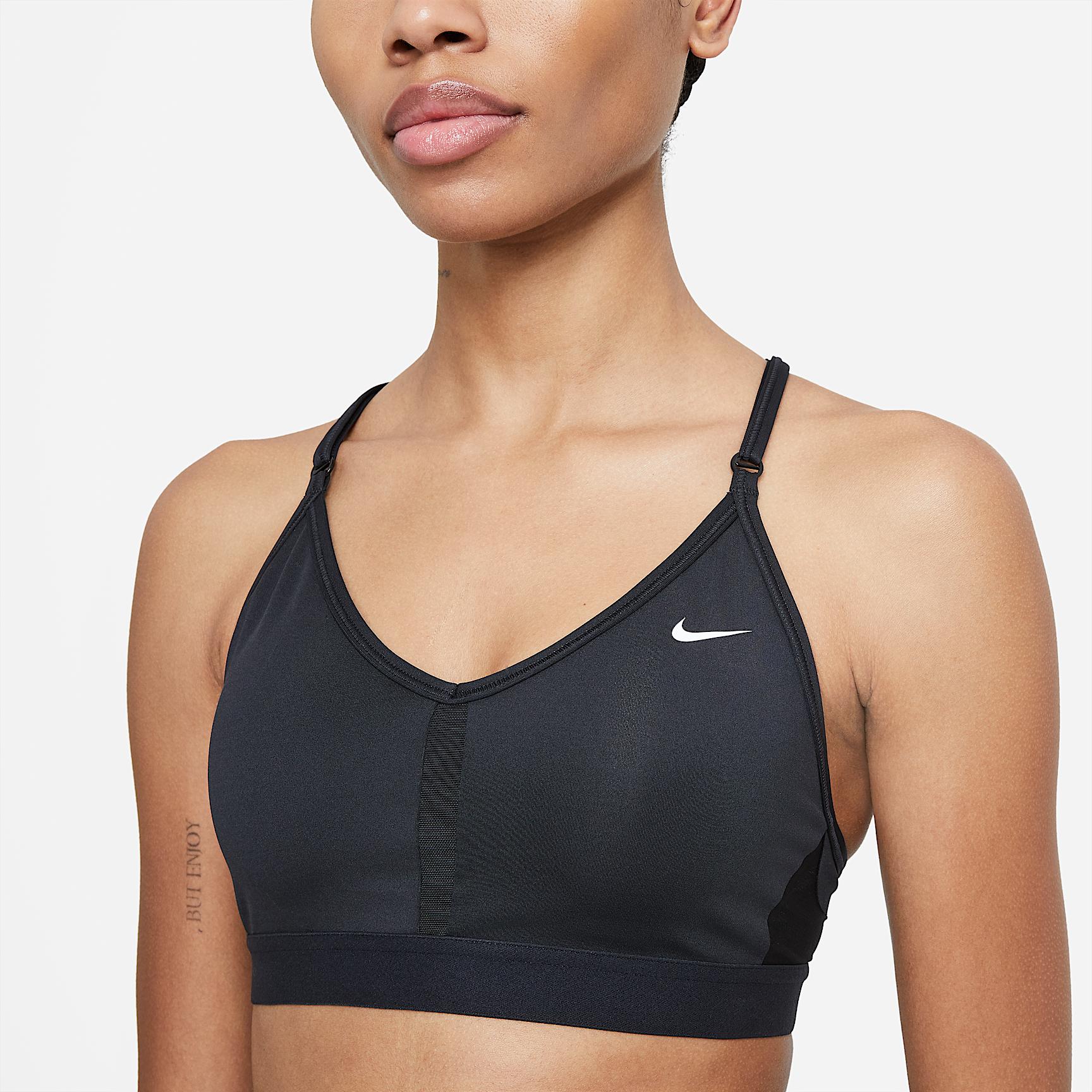 Nike Womens Indy Light-Support Padded V-Neck Sports Bra | CZ4456-010 Product Image