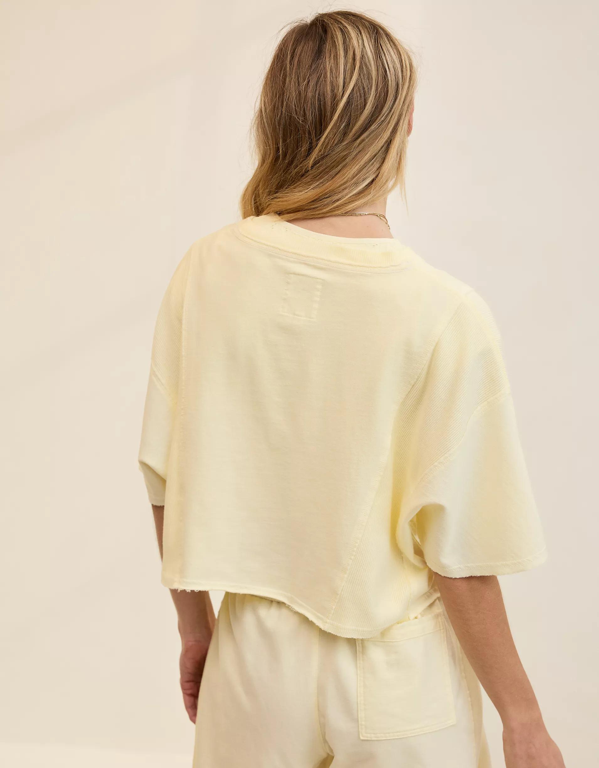 Aerie Let Loose Fleece T-Shirt Product Image