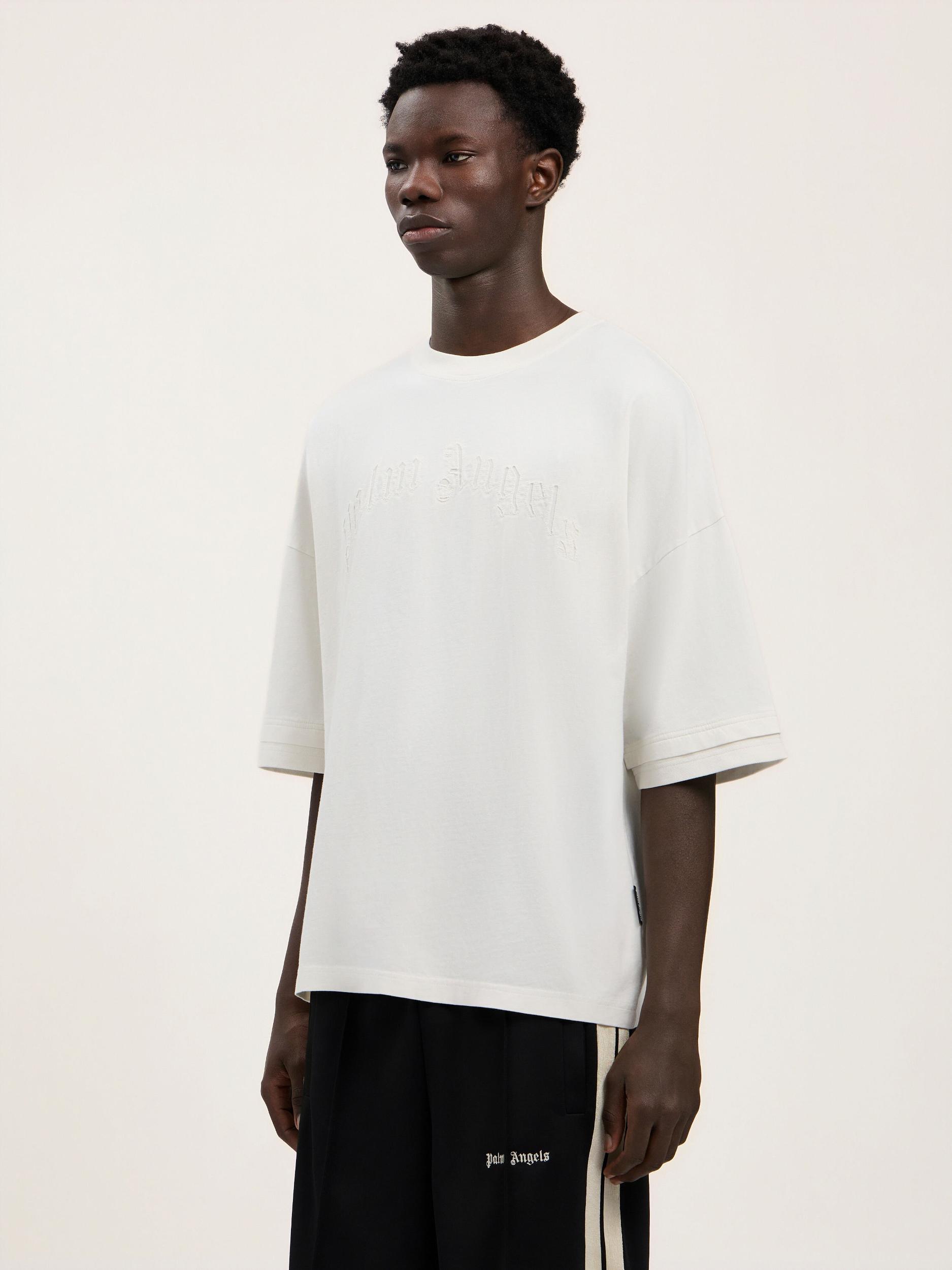 Curved Logo Loose Double T-Shirt Product Image