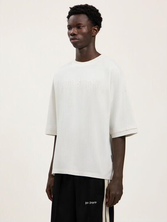 Curved Logo Loose Double T-Shirt Product Image