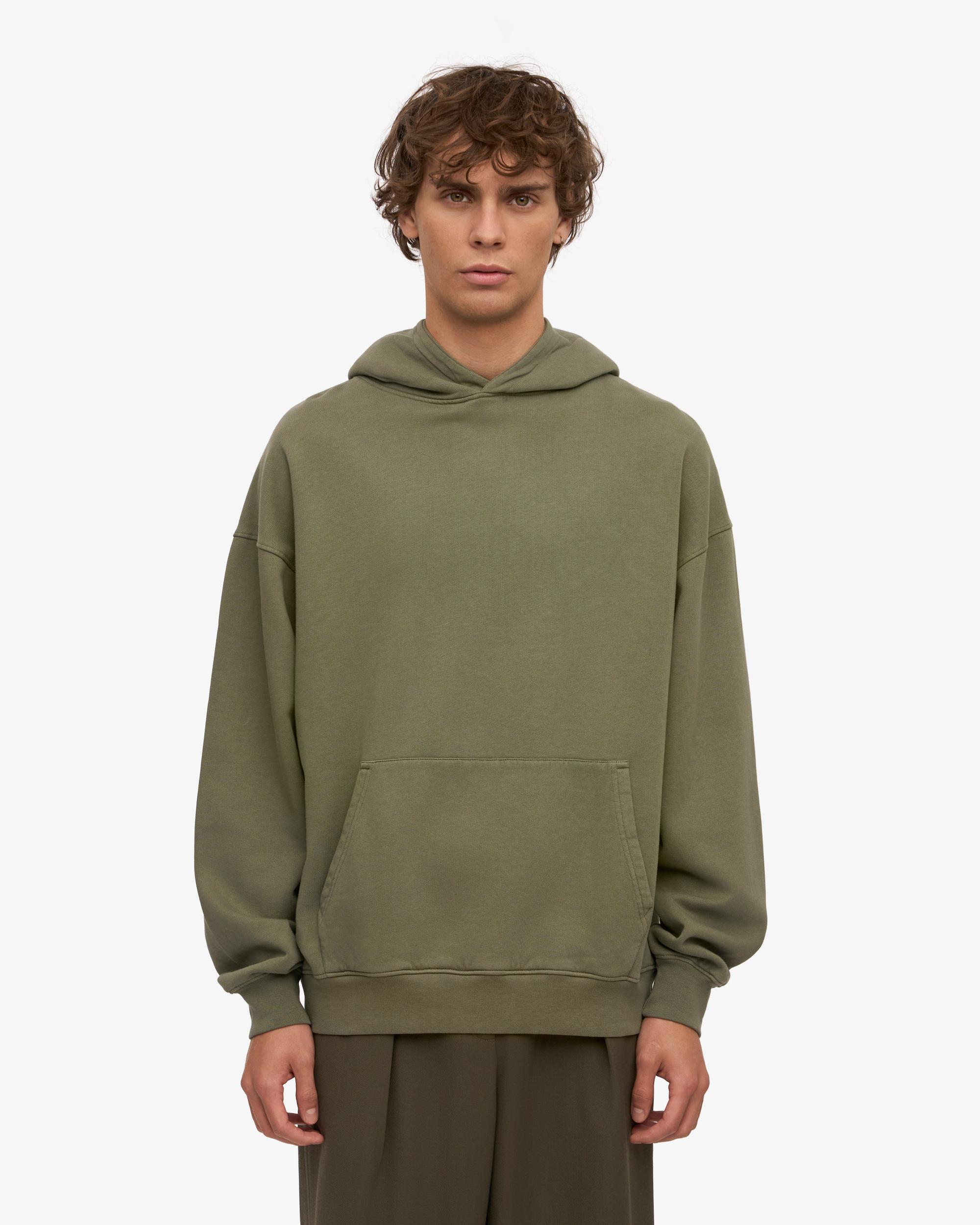 Organic Oversized Hood - Pine Green Product Image
