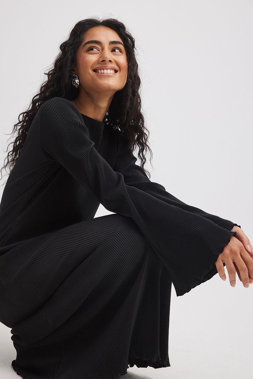 Pleated Midi Dress Product Image