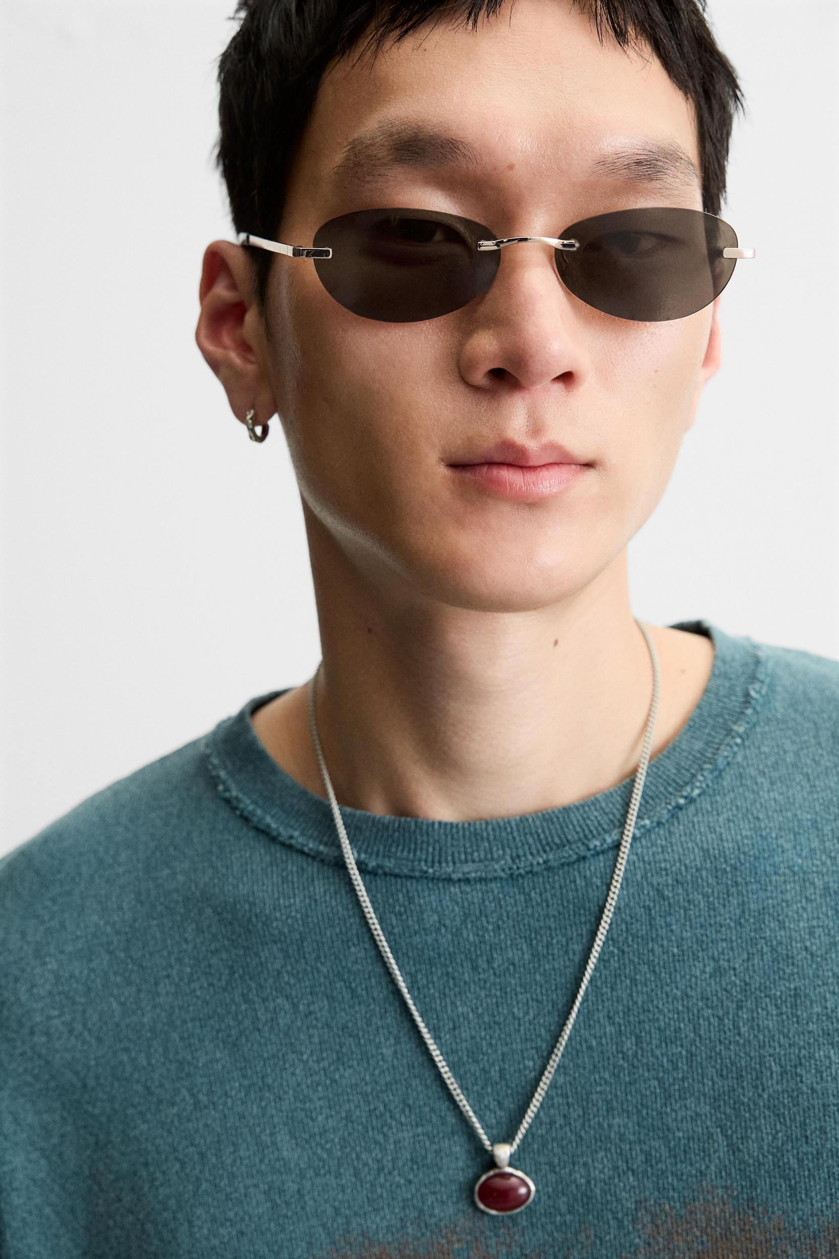 WASHED PRINT KNIT T-SHIRT Product Image