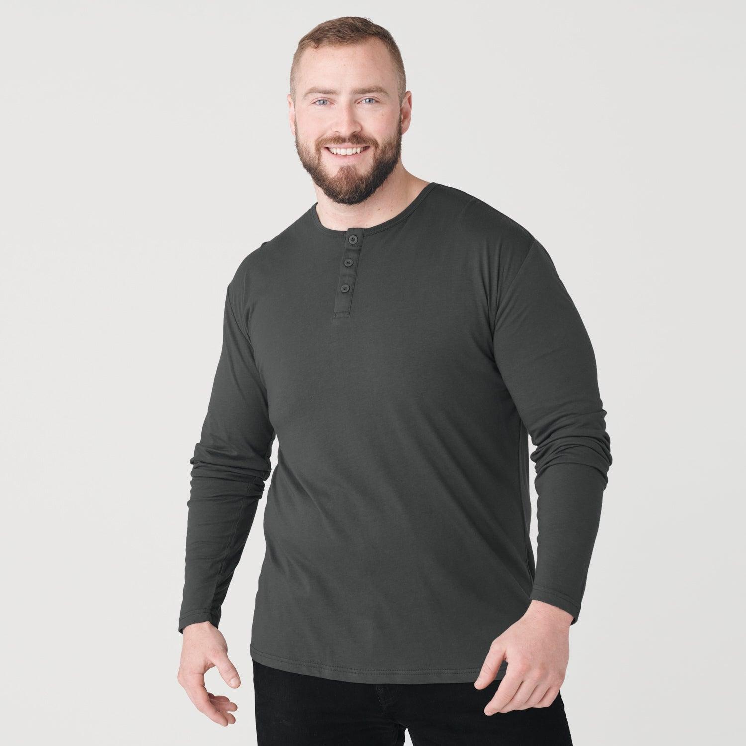Carbon Classic Long Sleeve Henley Product Image
