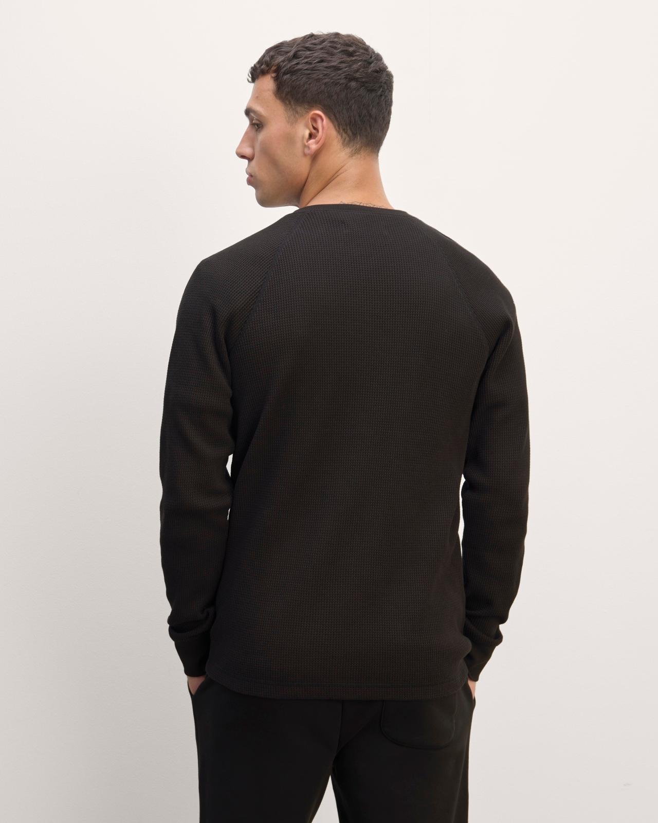 The Waffle Long-Sleeve Henley Product Image