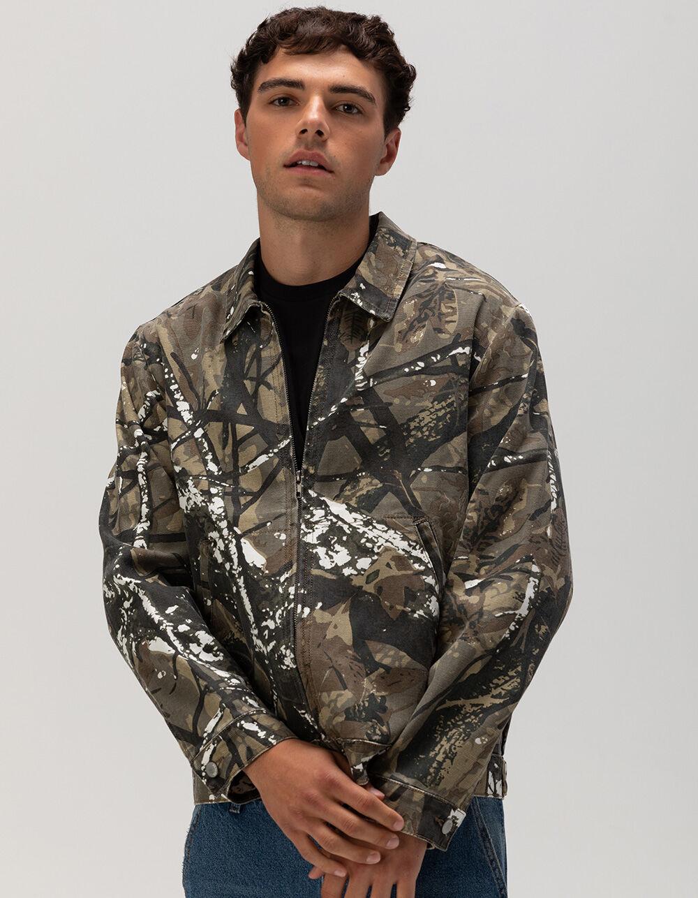 RSQ Mens Camo Canvas Workwear Jacket - CAMO Product Image