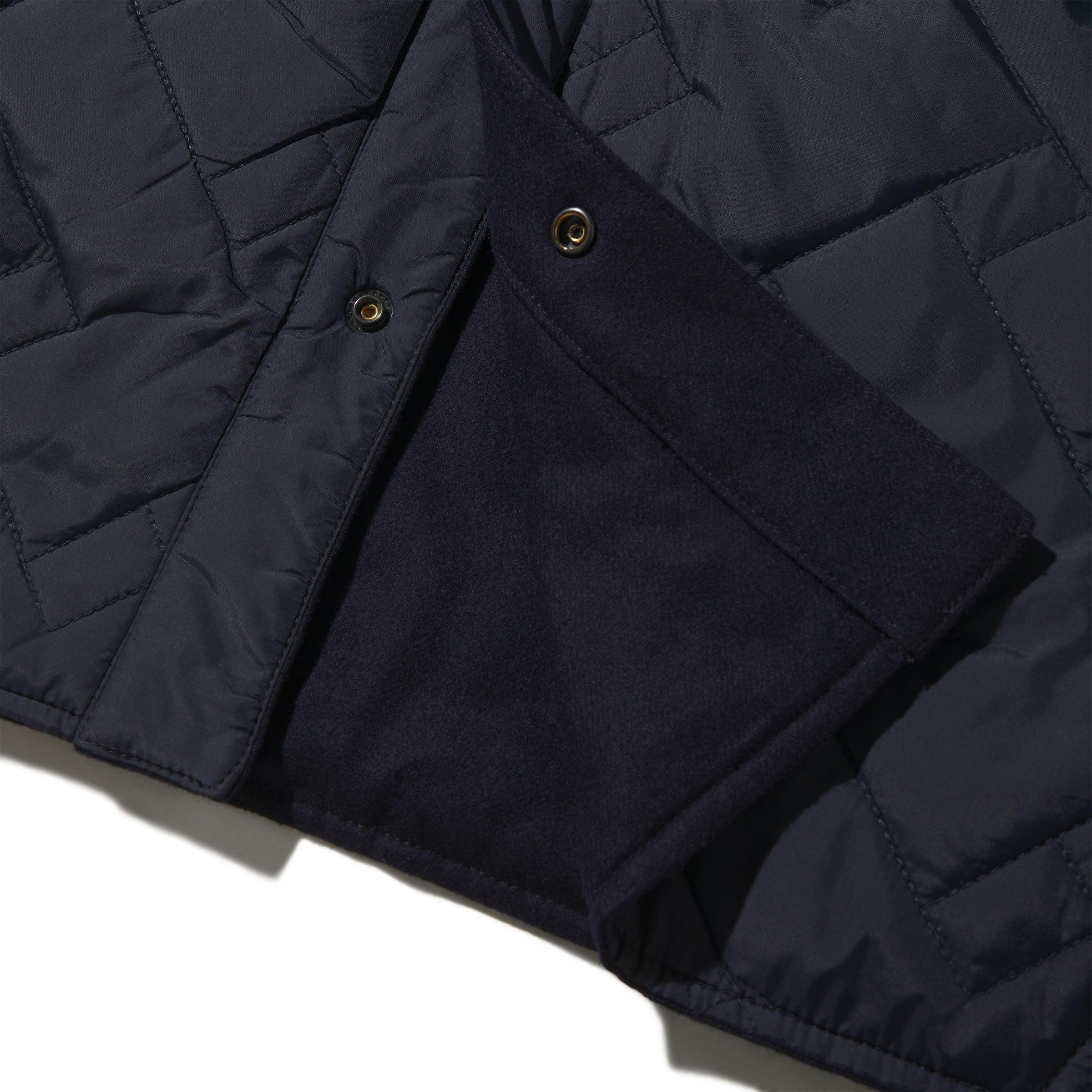Insulated Reversible Shirt Jacket - Navy Product Image