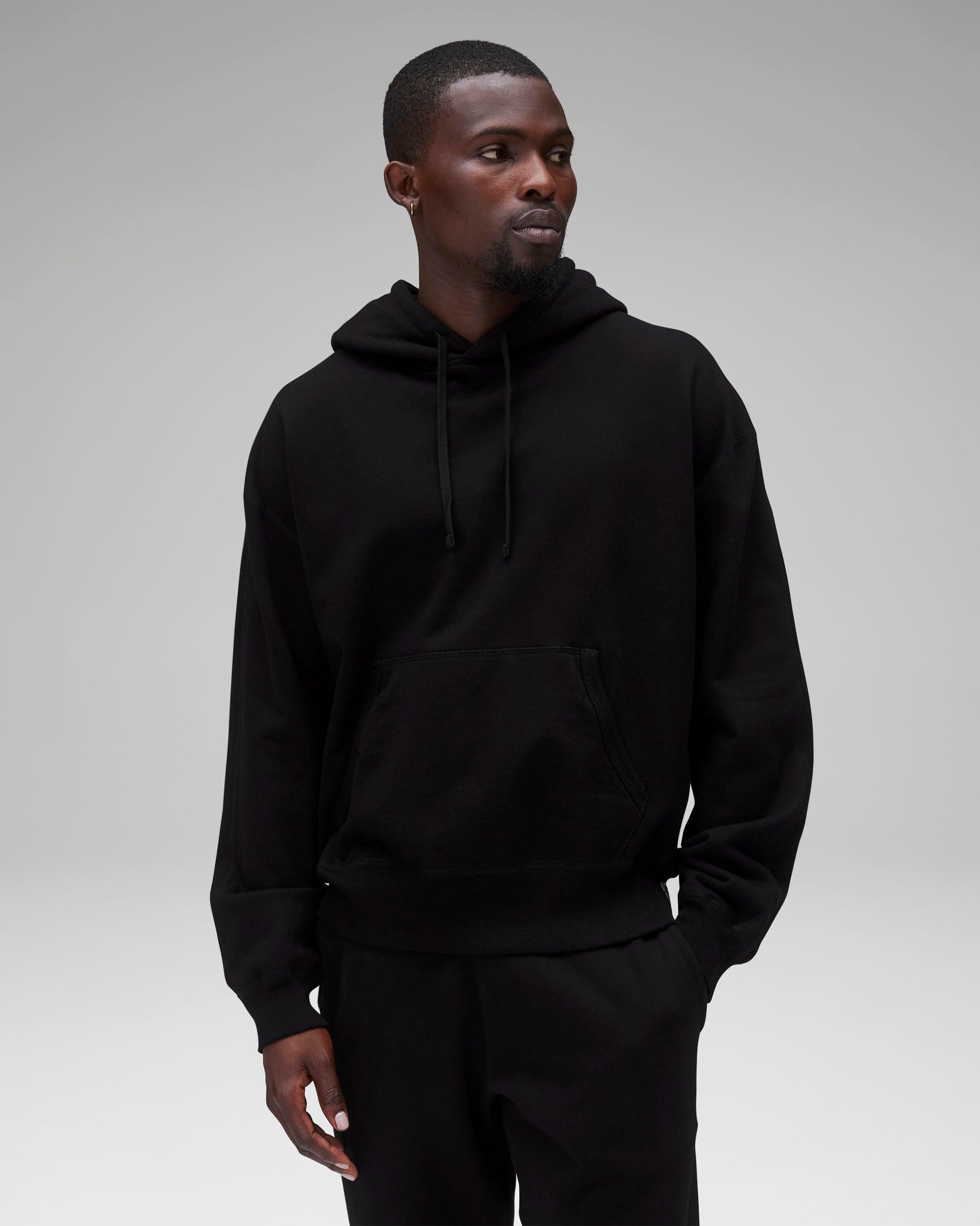 Midweight Terry Relaxed Hoodie Male Product Image
