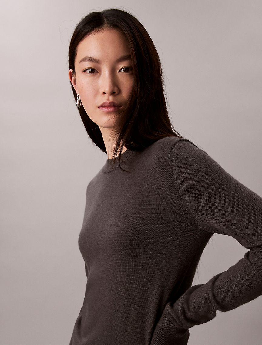 Extra Fine Merino Blend Crewneck Sweater Product Image