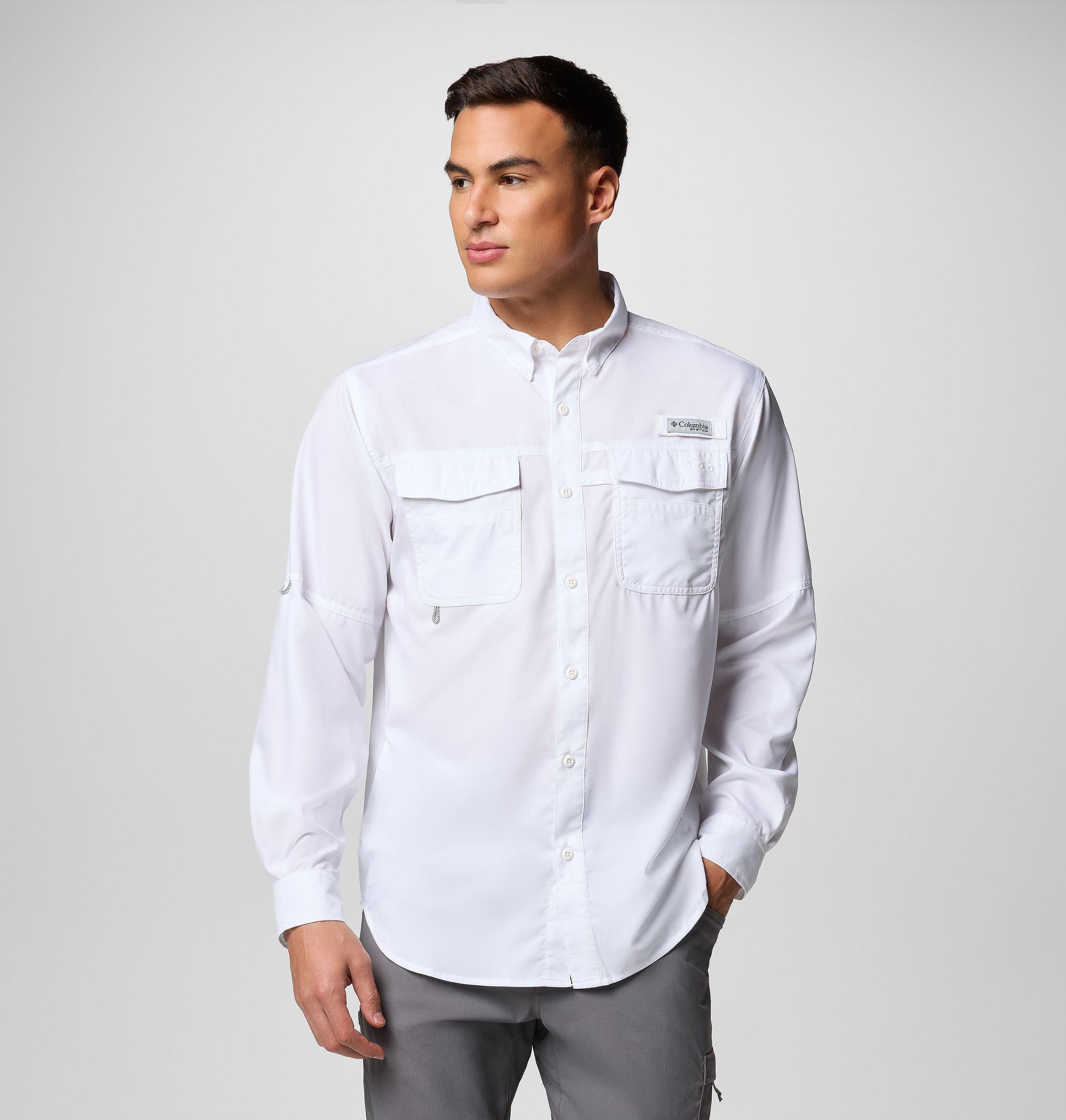Columbia Mens PFG Blood and Guts V Long Sleeve Shirt- Product Image