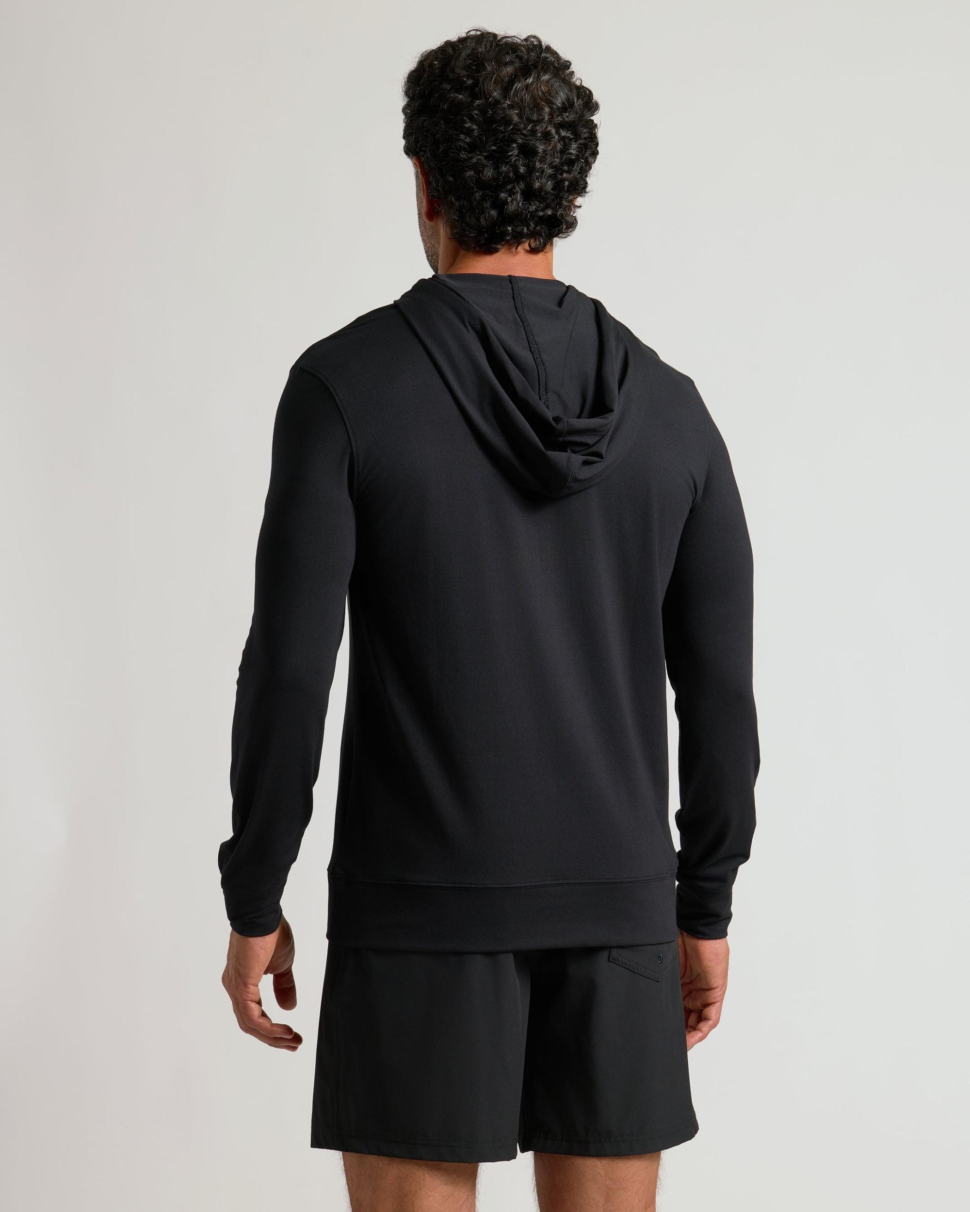 Black Active Comfort Pullover Hoodie Product Image