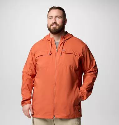 Columbia Mens Skien Valley Hooded Long Sleeve Shirt - Big- Product Image