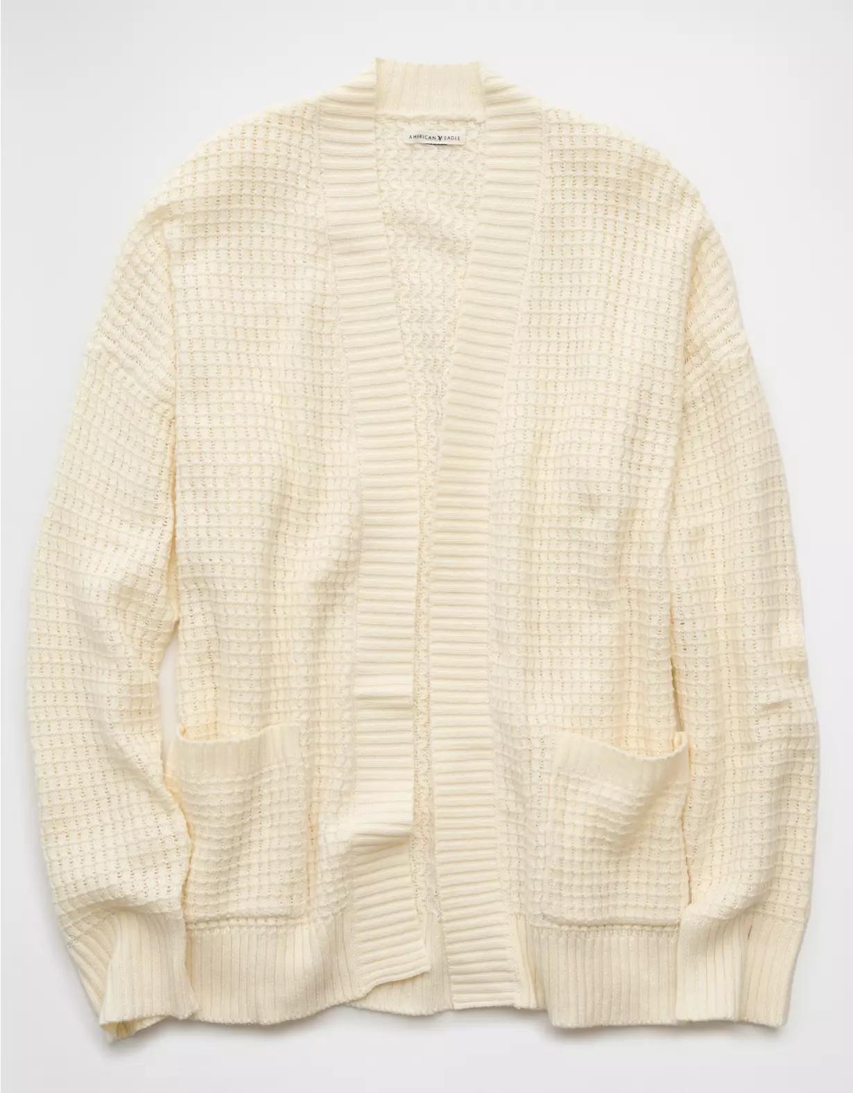 AE Open Stitch Cardigan Product Image