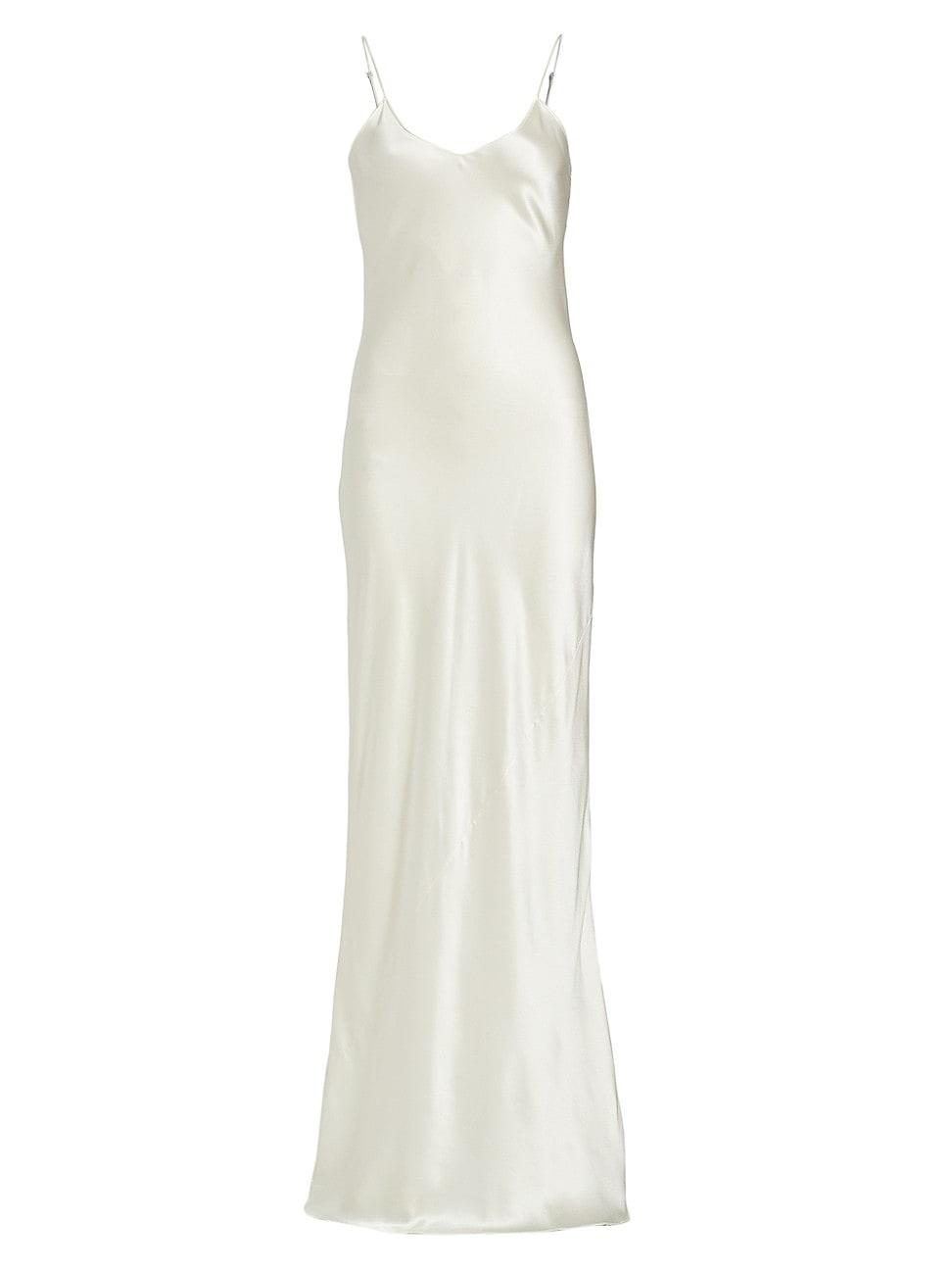 Womens Cami Silk Charmeuse Gown Product Image