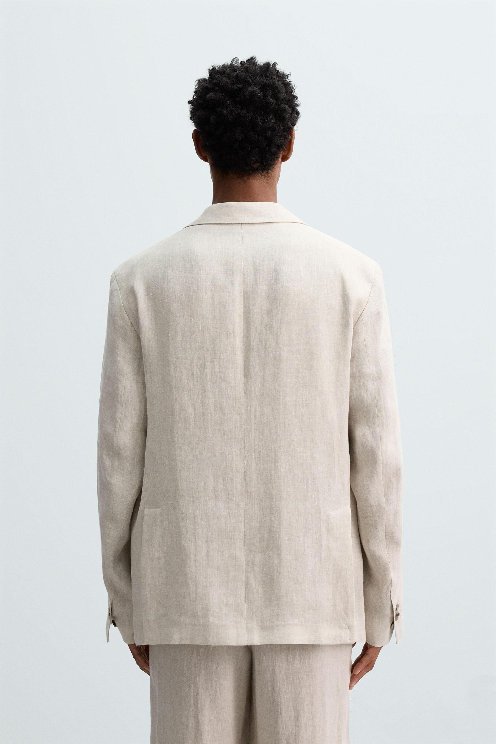 100% LINEN SUIT BLAZER Product Image