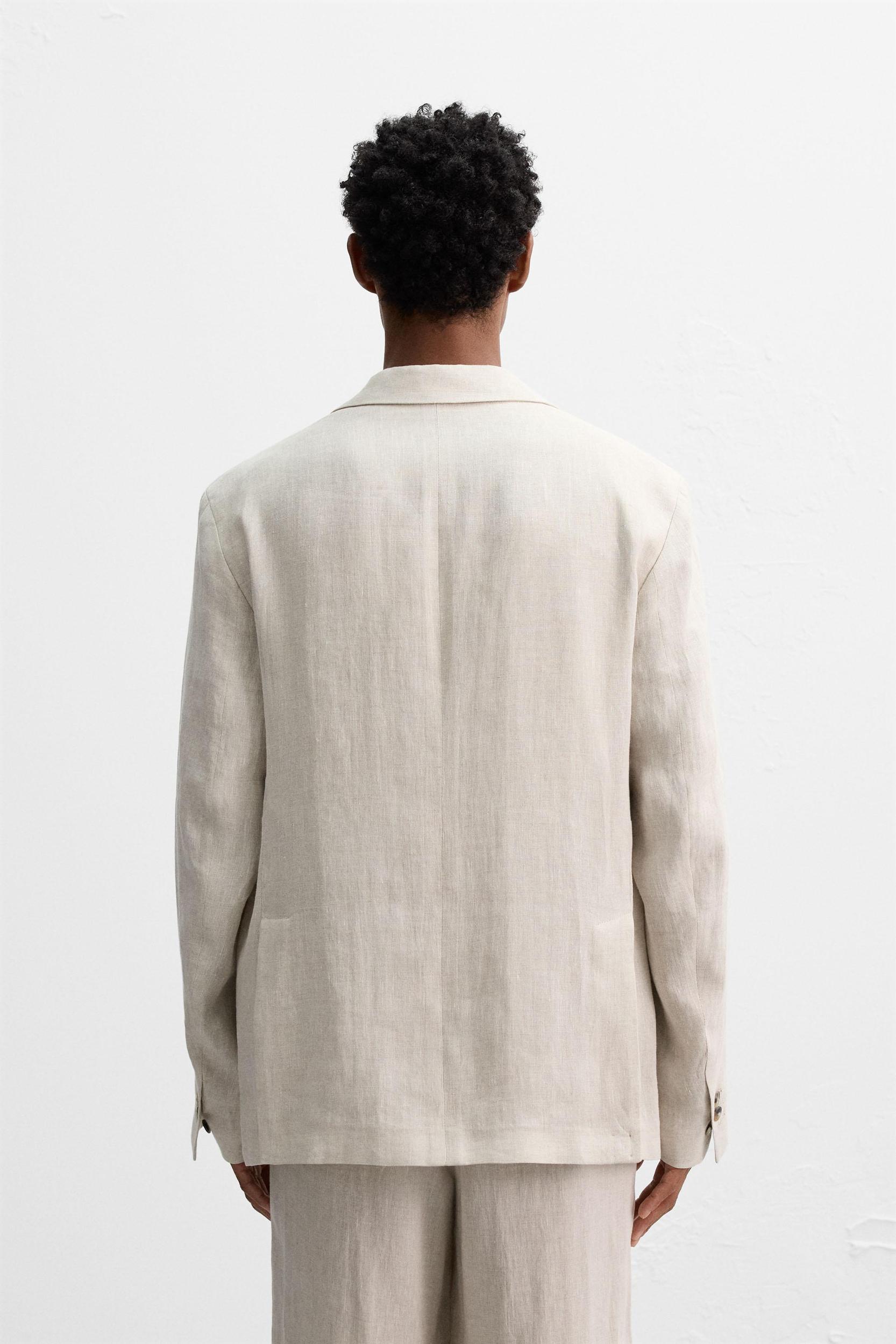 100% LINEN SUIT BLAZER Product Image