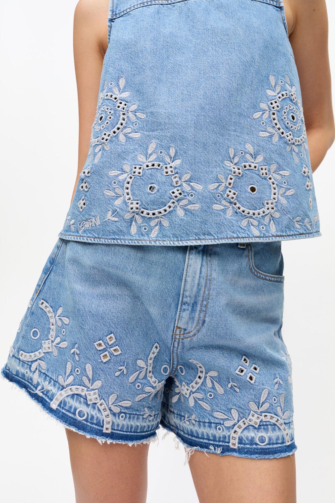 Broderie Anglaise Shorts Product Image