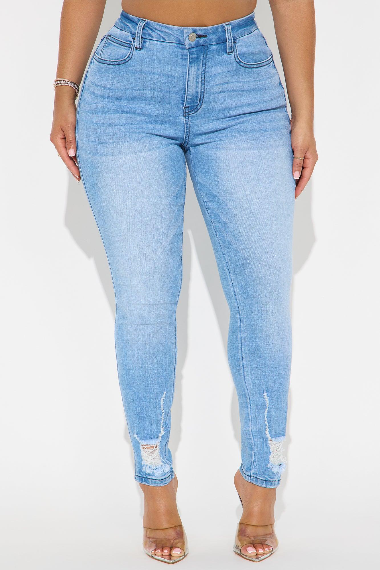 Long Story Short Sculpting Stretch Skinny Jeans - Light Wash Female Product Image