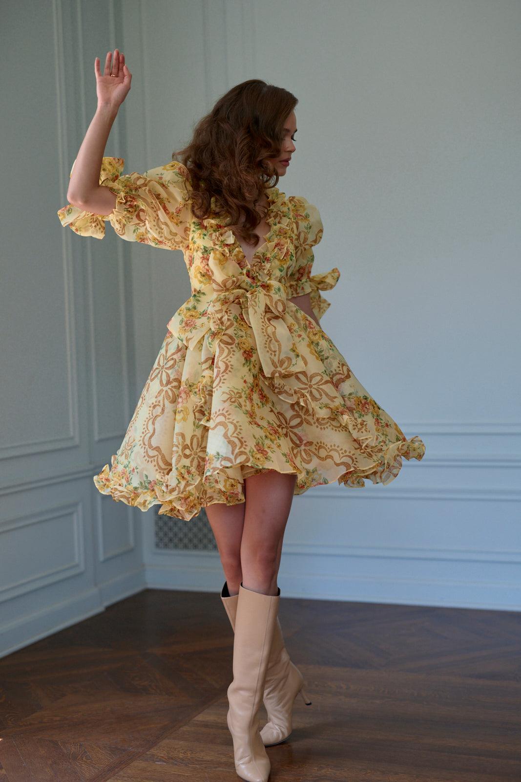 The Creme Brulee Marie Dress Product Image