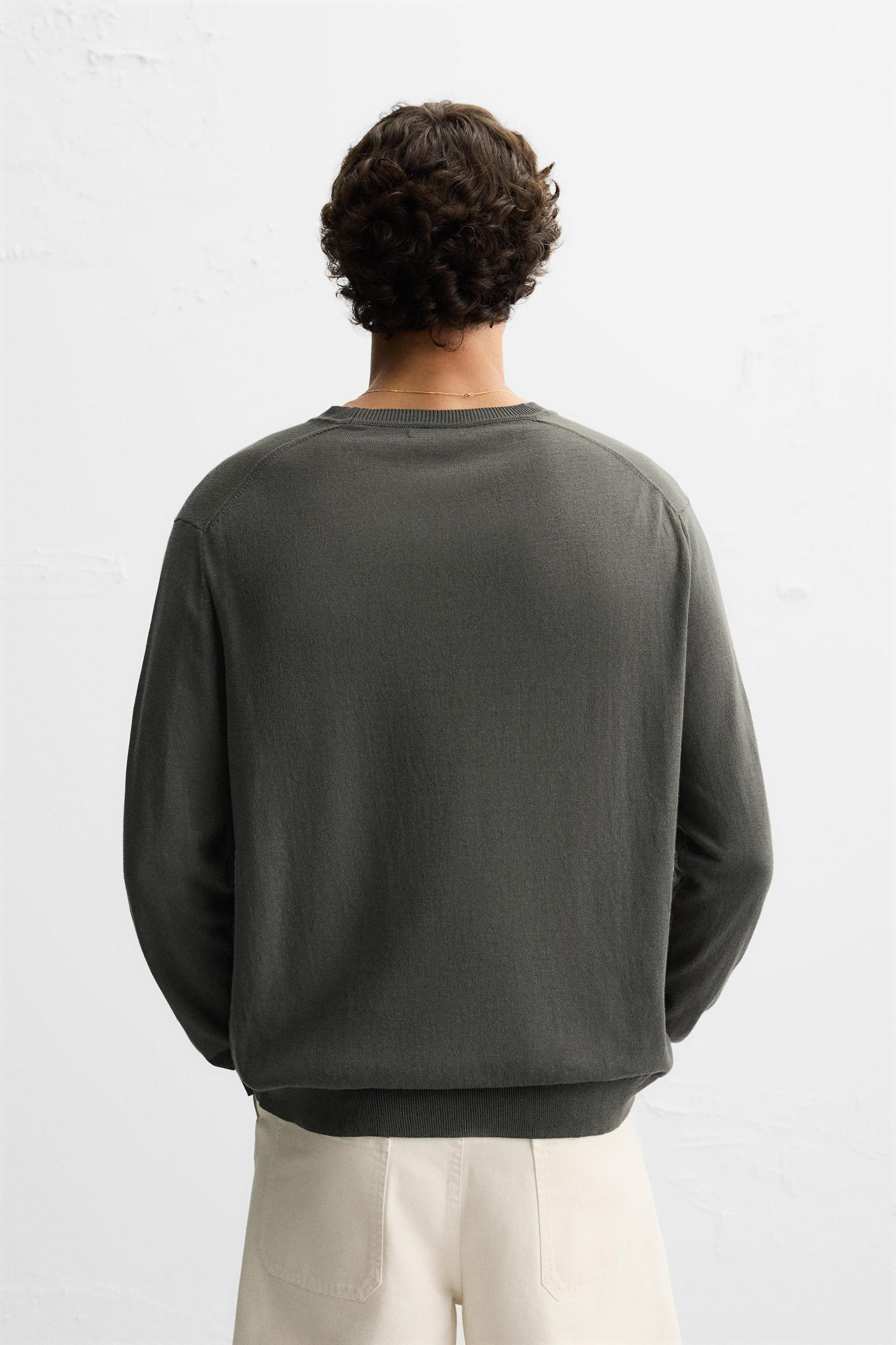 LIGHTWEIGHT COTTON SWEATER Product Image