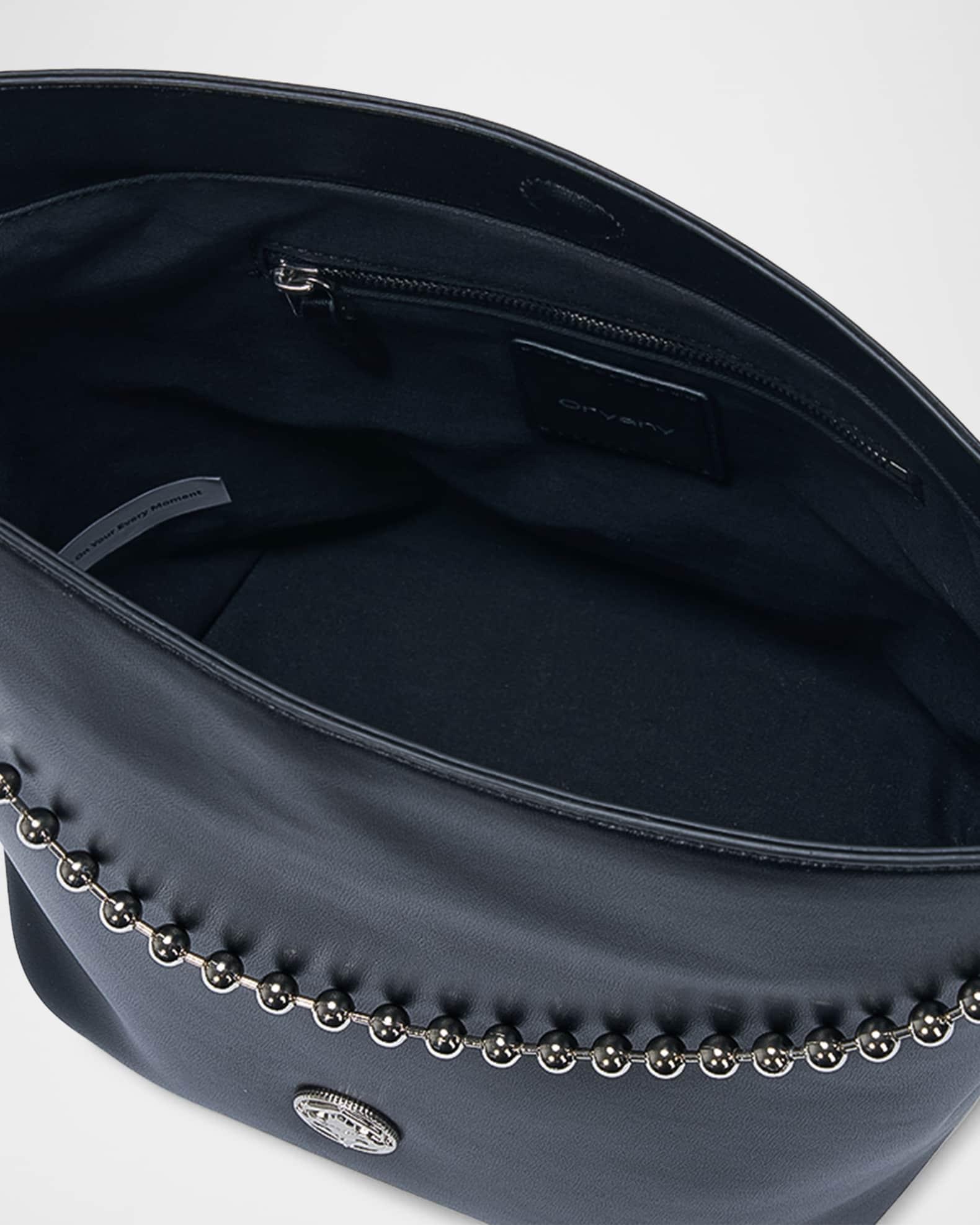 Ball Chain Leather Bucket Bag Product Image