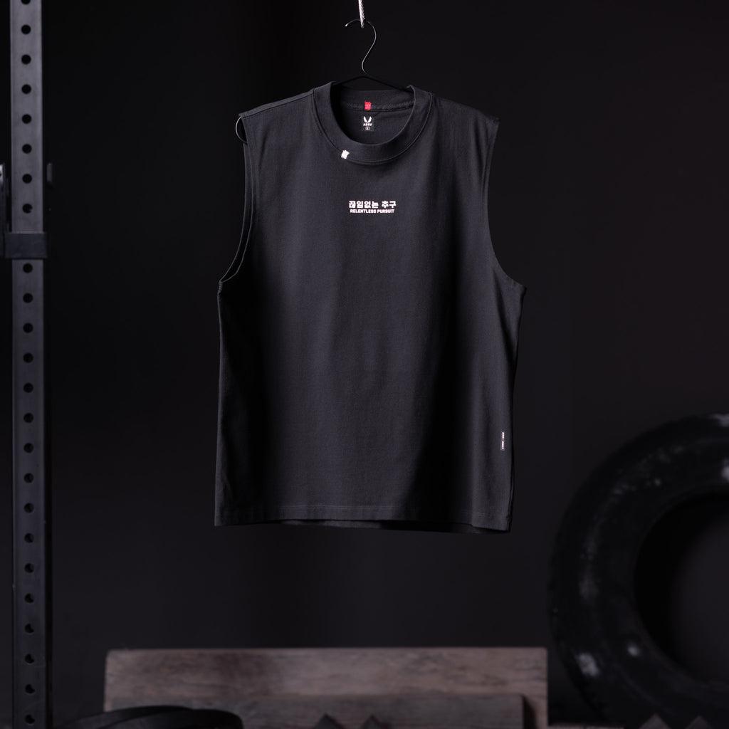 0807. Tech Essential™ Relaxed Cutoff - Black "Marble 8" Product Image