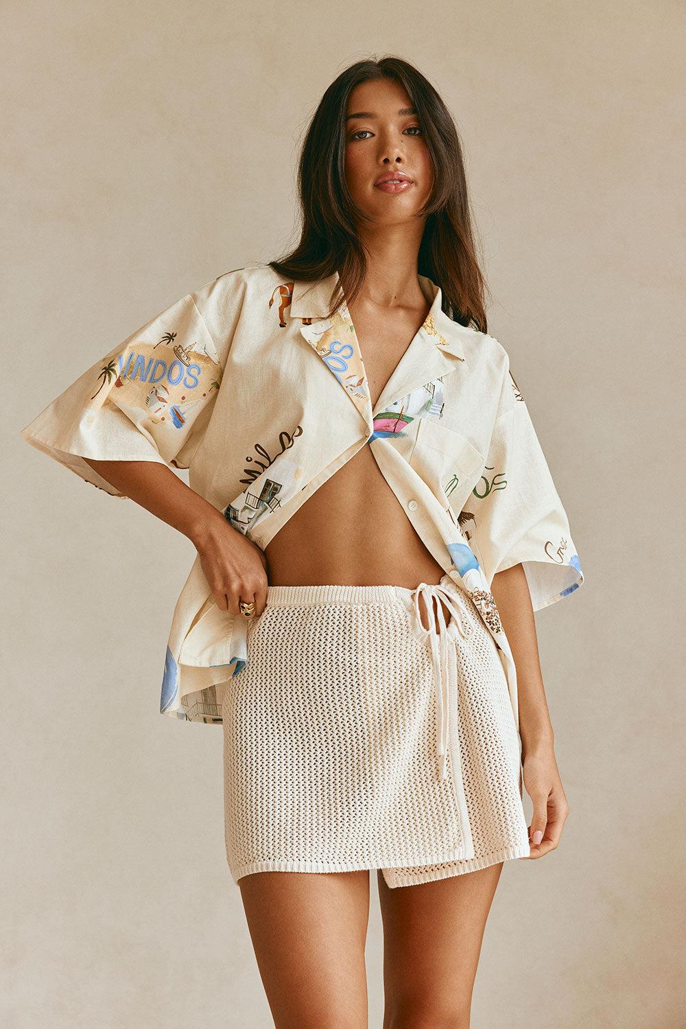 Priya Skirt - Vanilla Product Image