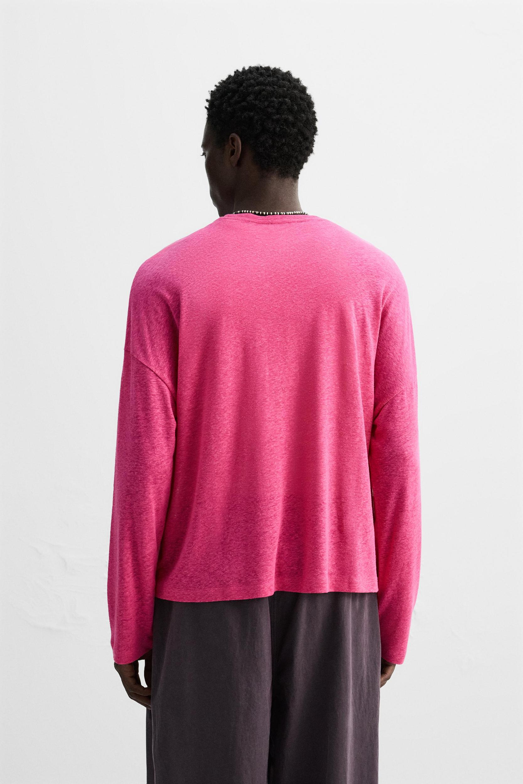 VISCOSE LINEN T-SHIRT Product Image