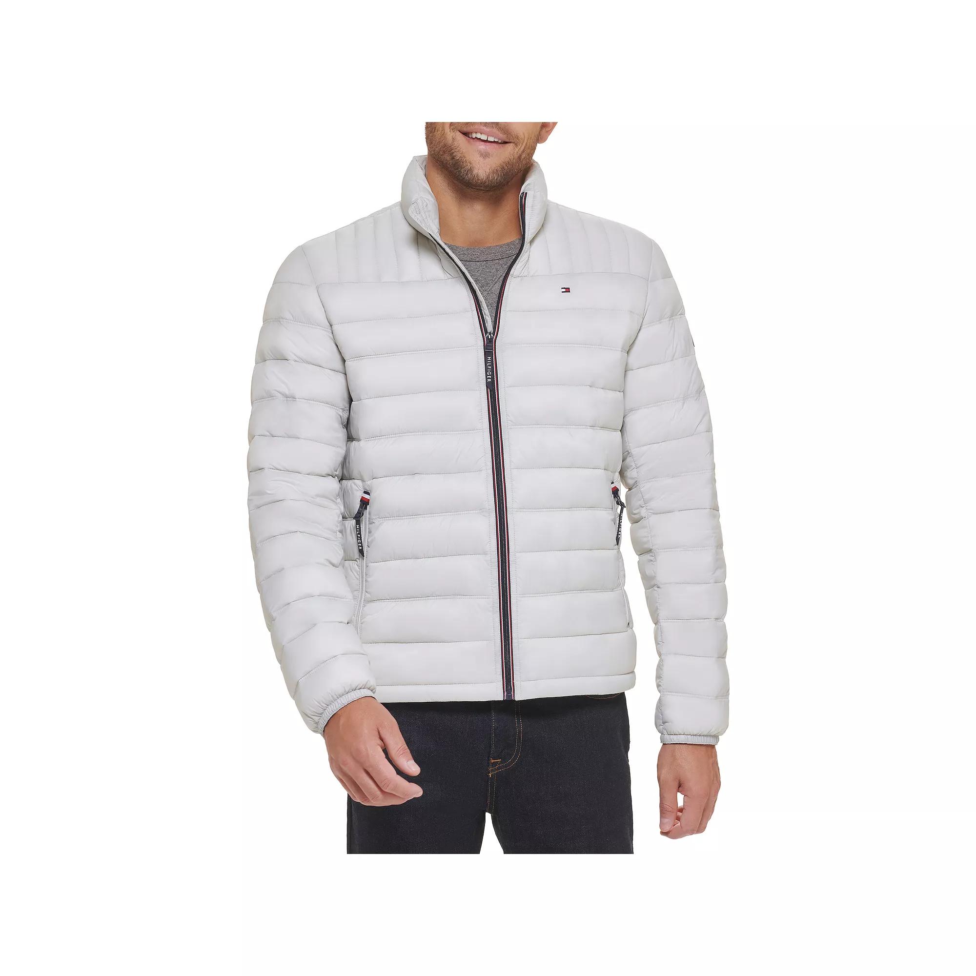 Big & Tall Tommy Hilfiger Stand Collar Packable Puffer Jacket, Men's,  Product Image
