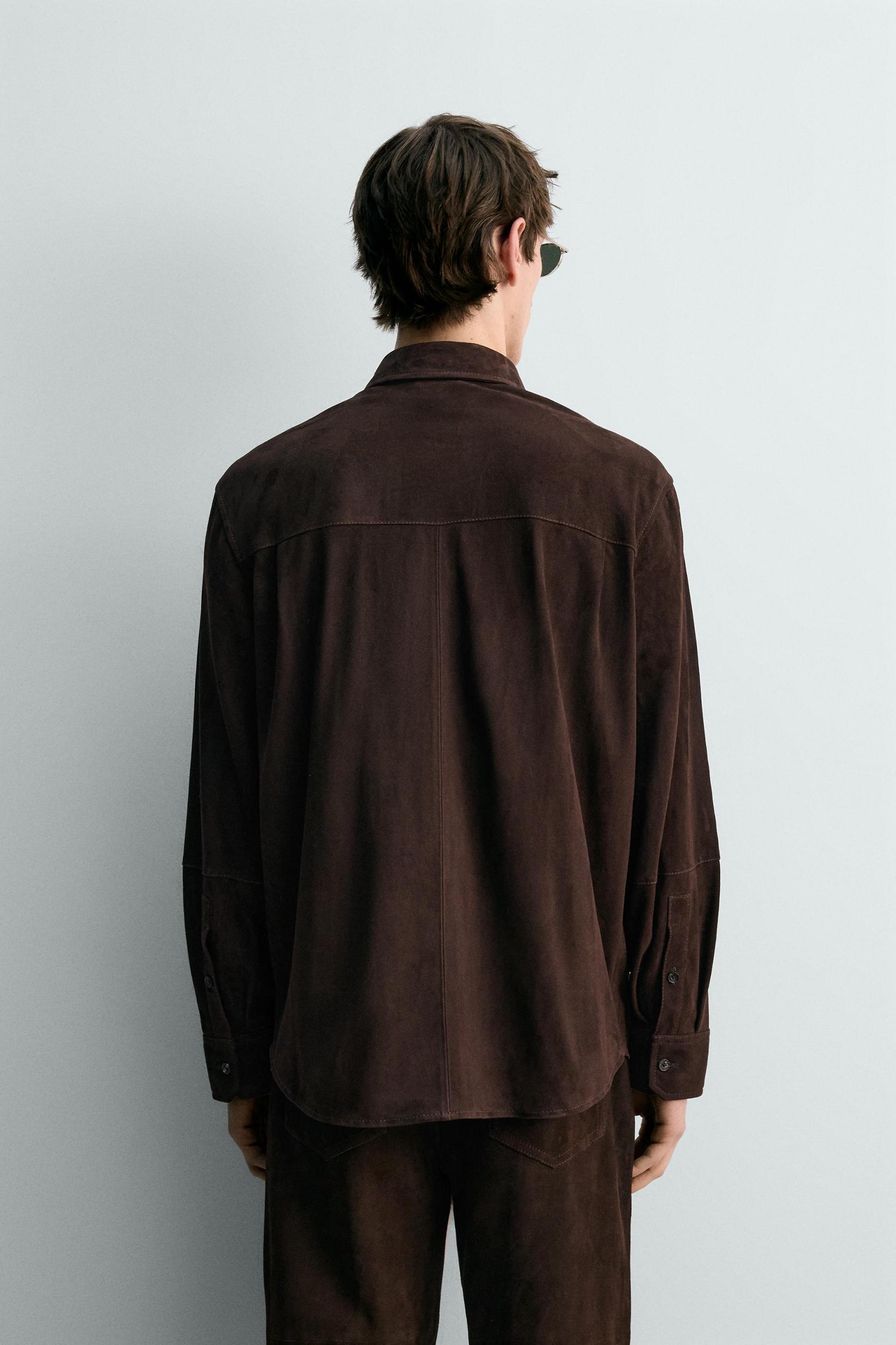 LIMITED EDITION SUEDE LEATHER SHIRT Product Image