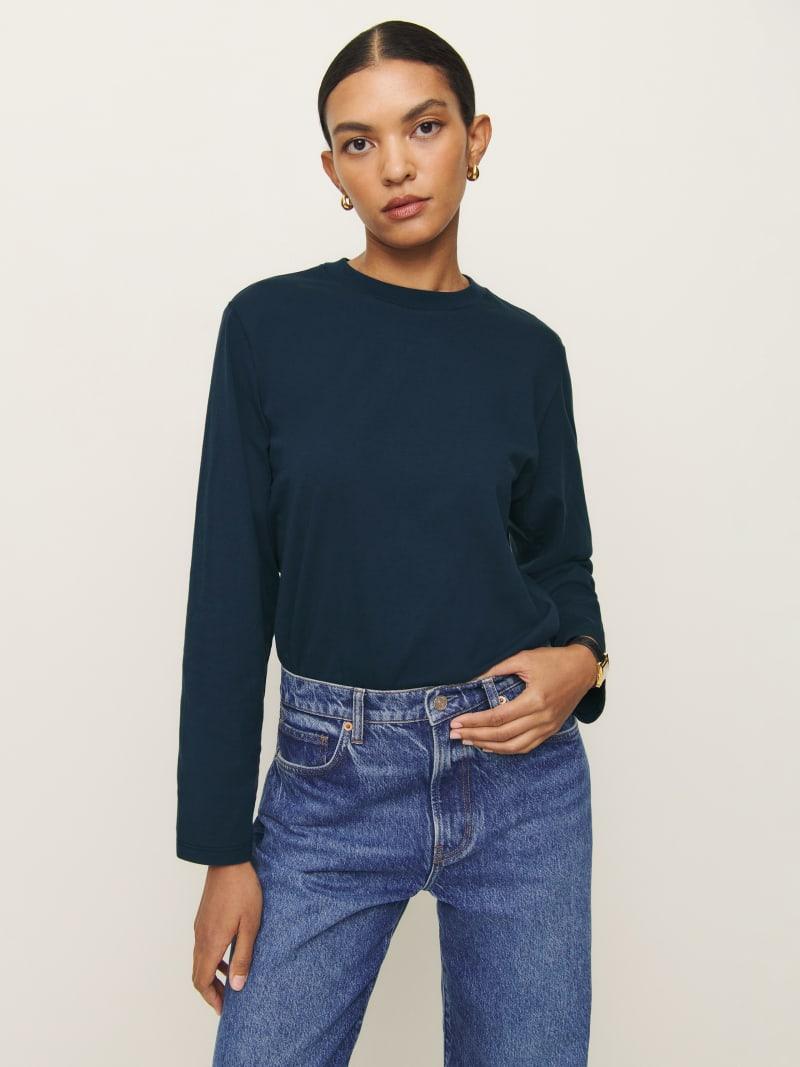 Asher Oversized Long Sleeve Tee Product Image