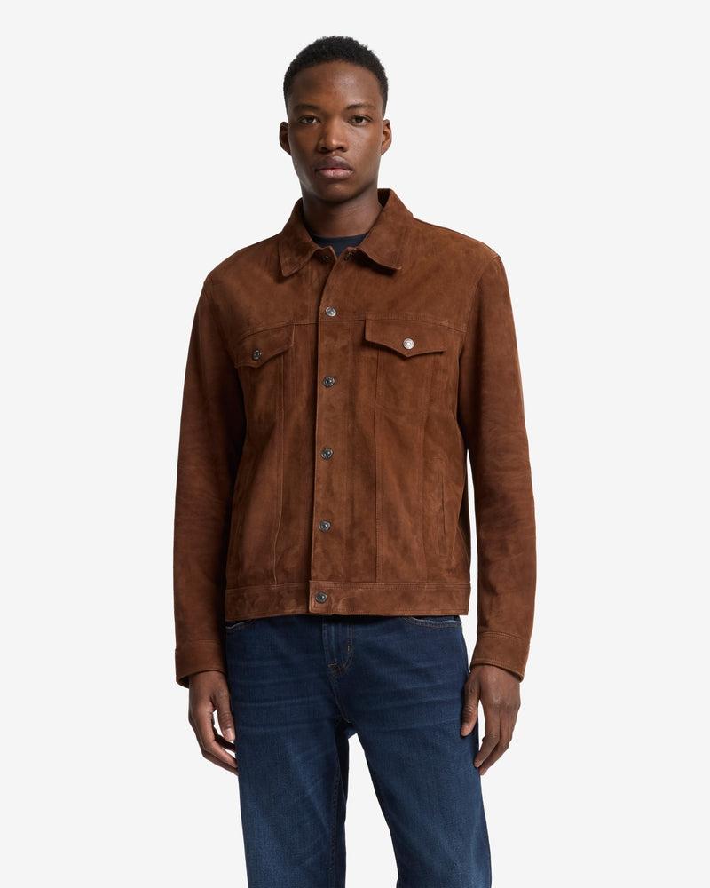 Suede Trucker Jacket Product Image