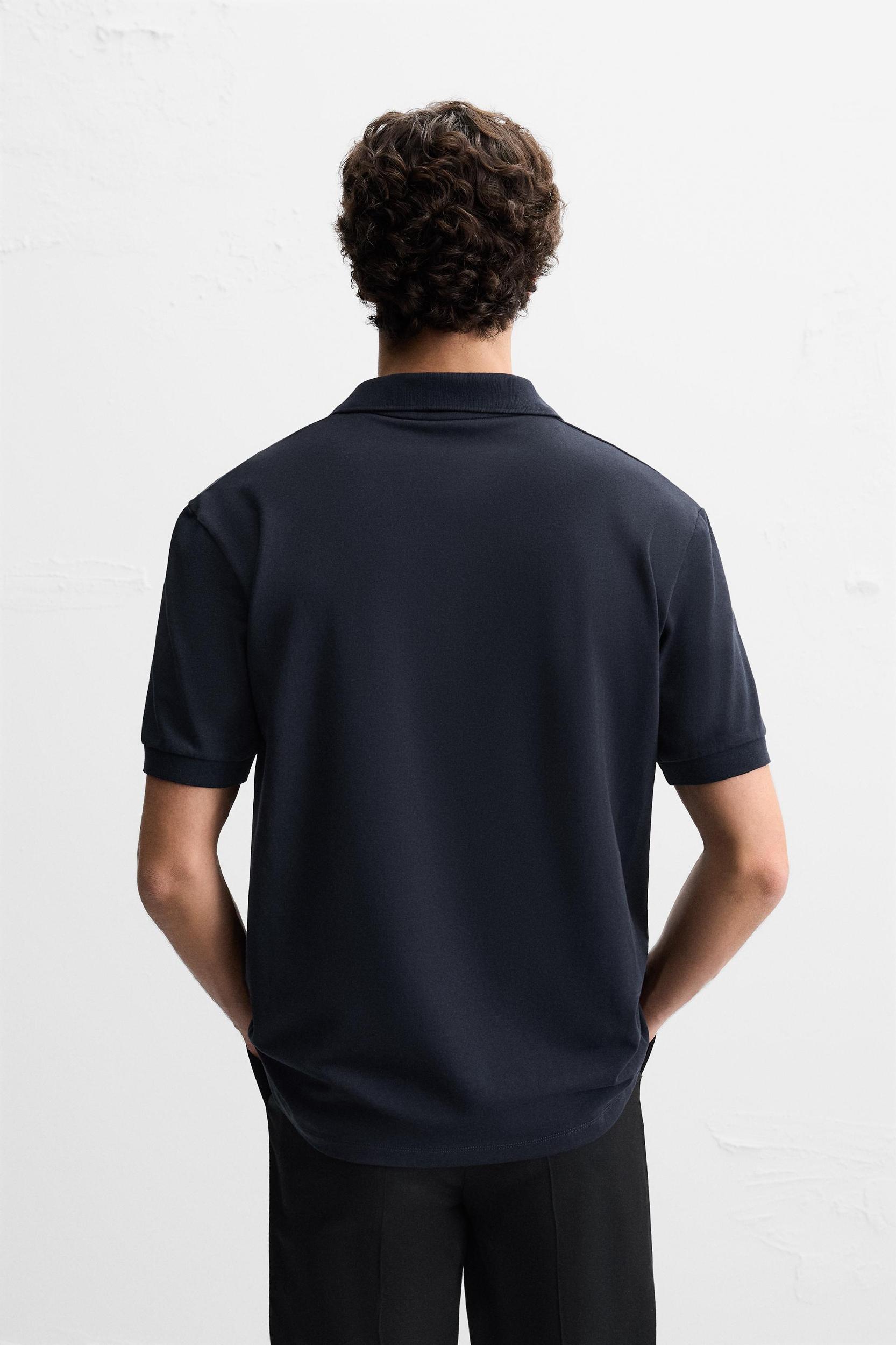 BASIC TEXTURED WEAVE PIQUÉ POLO Product Image