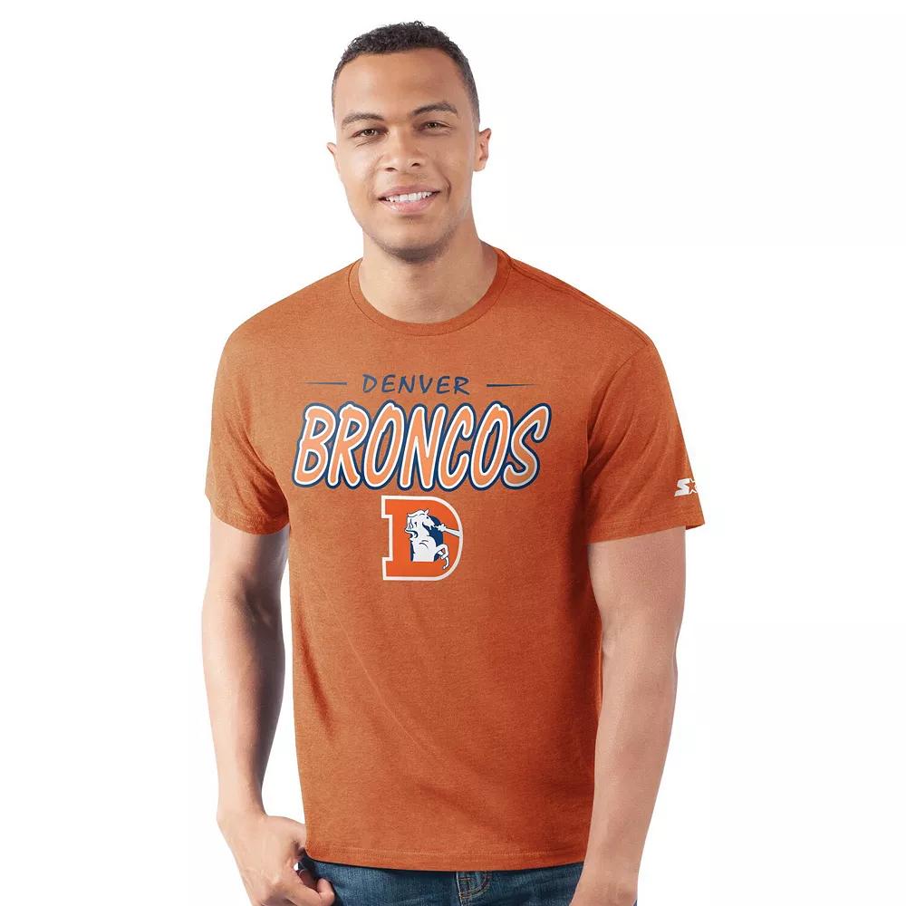 Men's Starter Orange Denver Broncos Prime Time T-Shirt,  Product Image