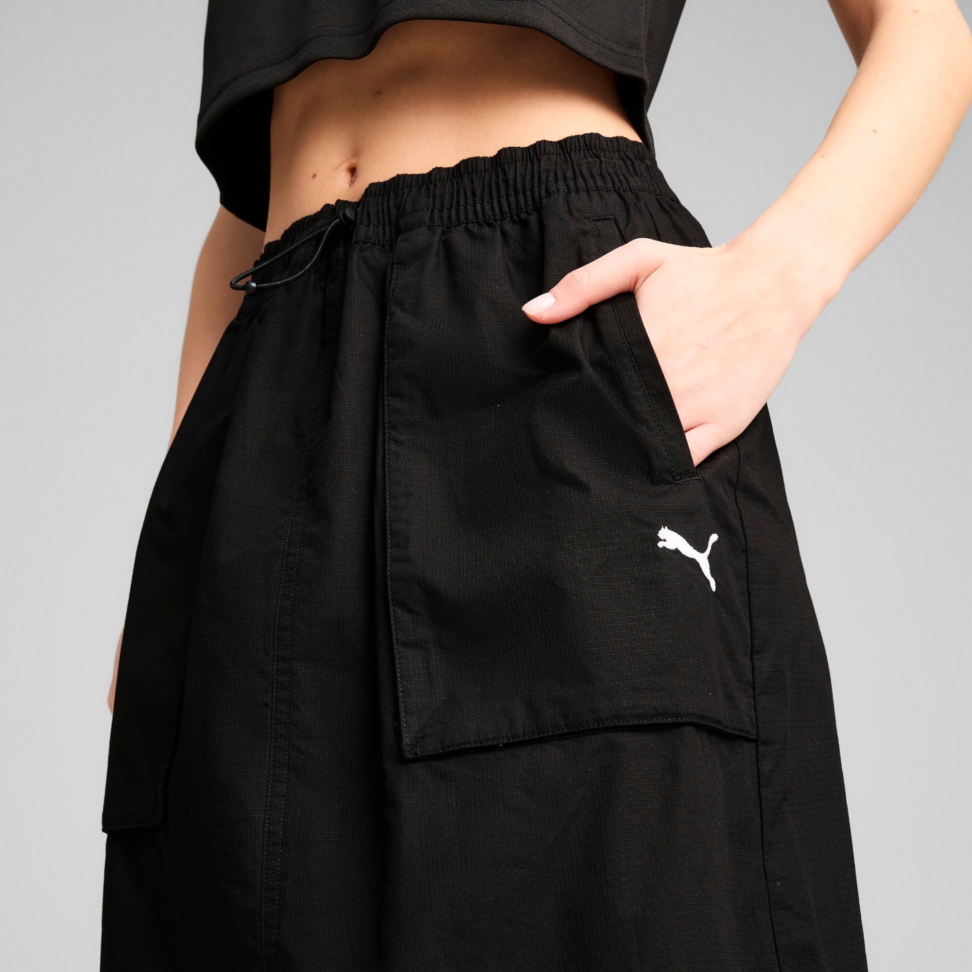 FUTURE ARCHIVE Women's Zip-Off Maxi Woven Skirt Product Image