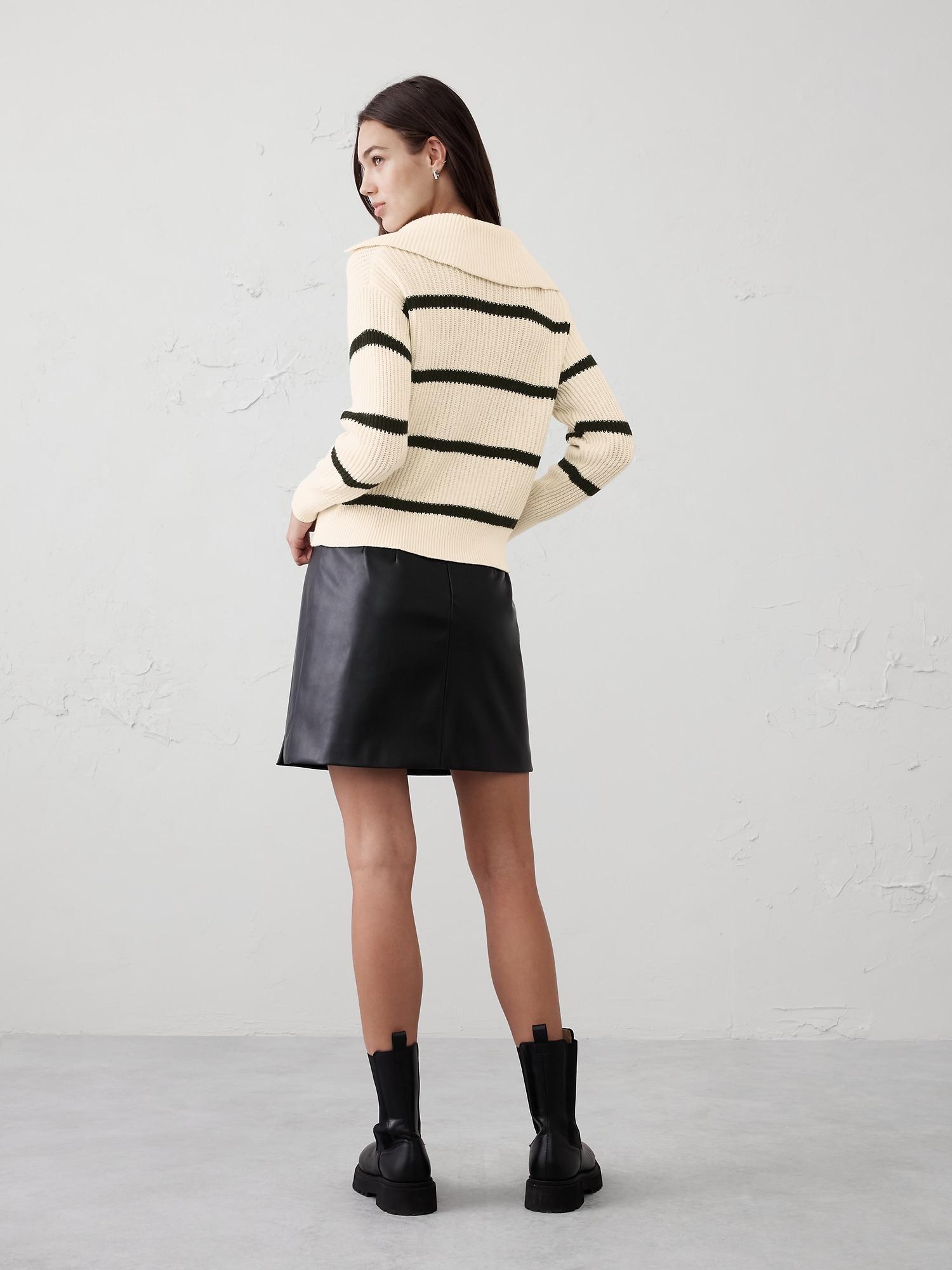 Johnny-Collar Sweater Product Image