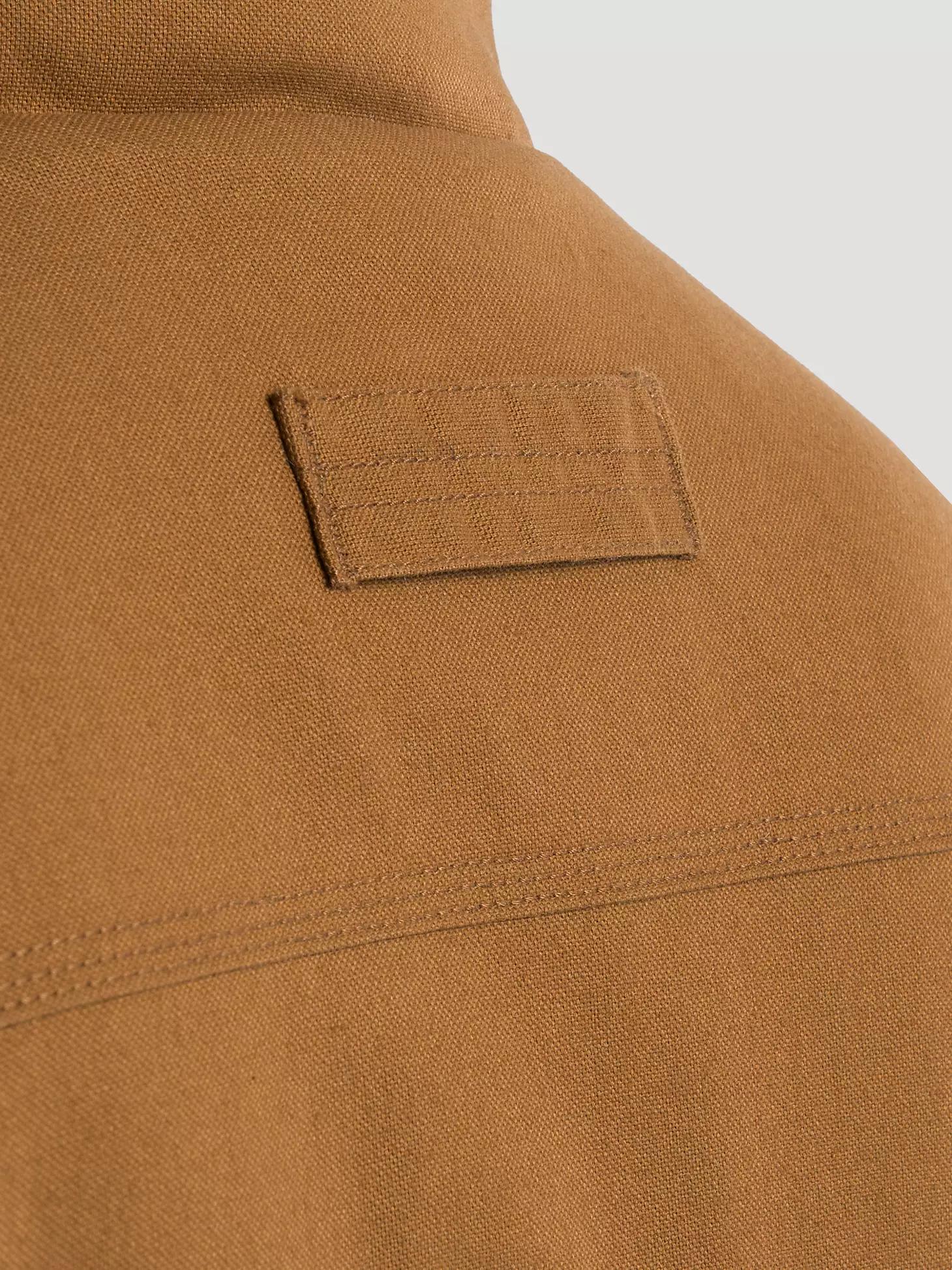 Men's Workwear Faux Shearling Lined Jacket in Rubber Product Image