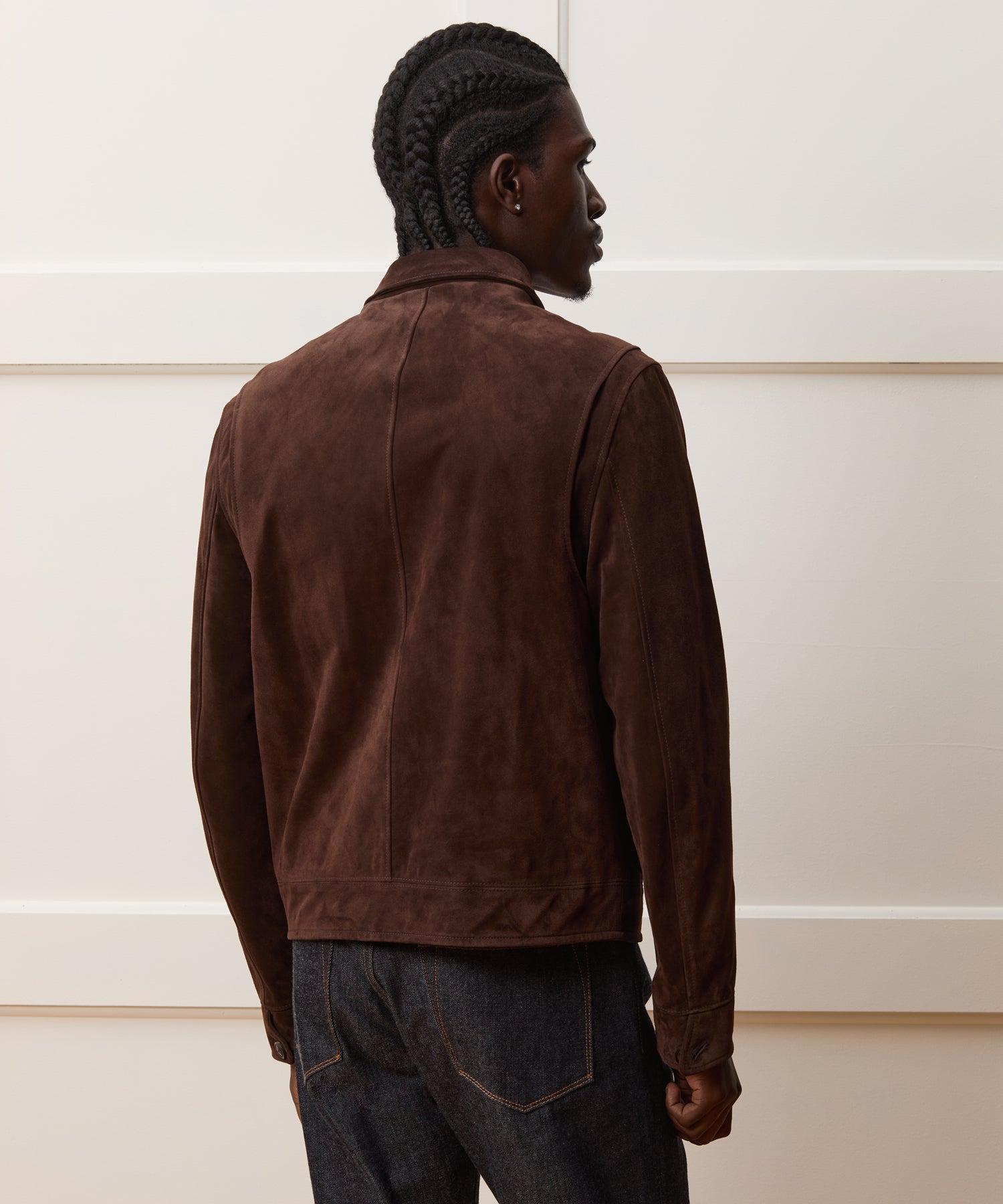 Italian Suede Dean Jacket Product Image