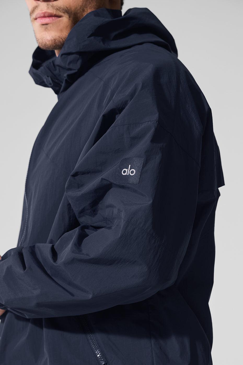 Vantage Nylon Ripstop Track Jacket - Navy Male Product Image