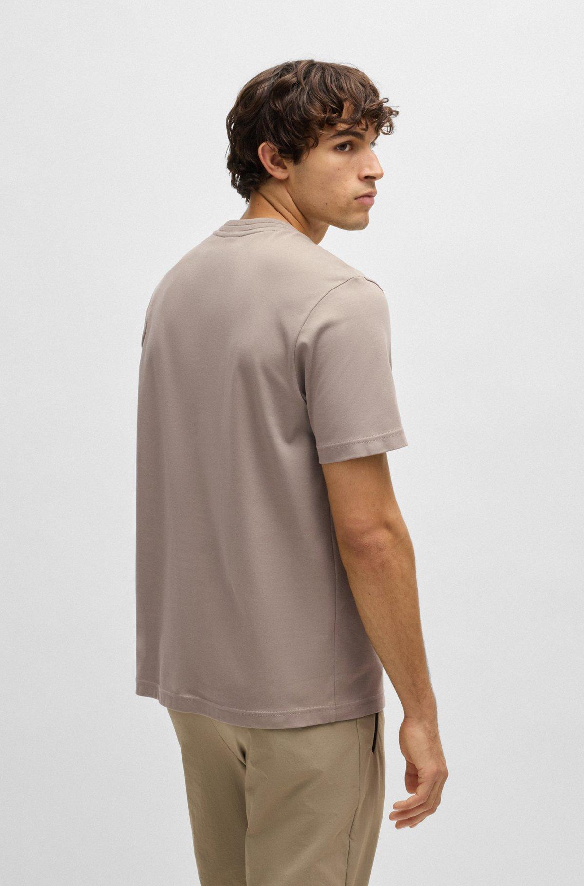 Thermo-regulating T-shirt in cotton with Double B monogram Product Image